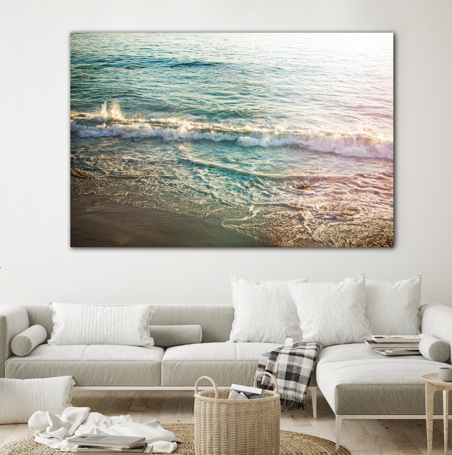 First Light II by Elizabeth Urquhart on GIANT ART - brown sea scene