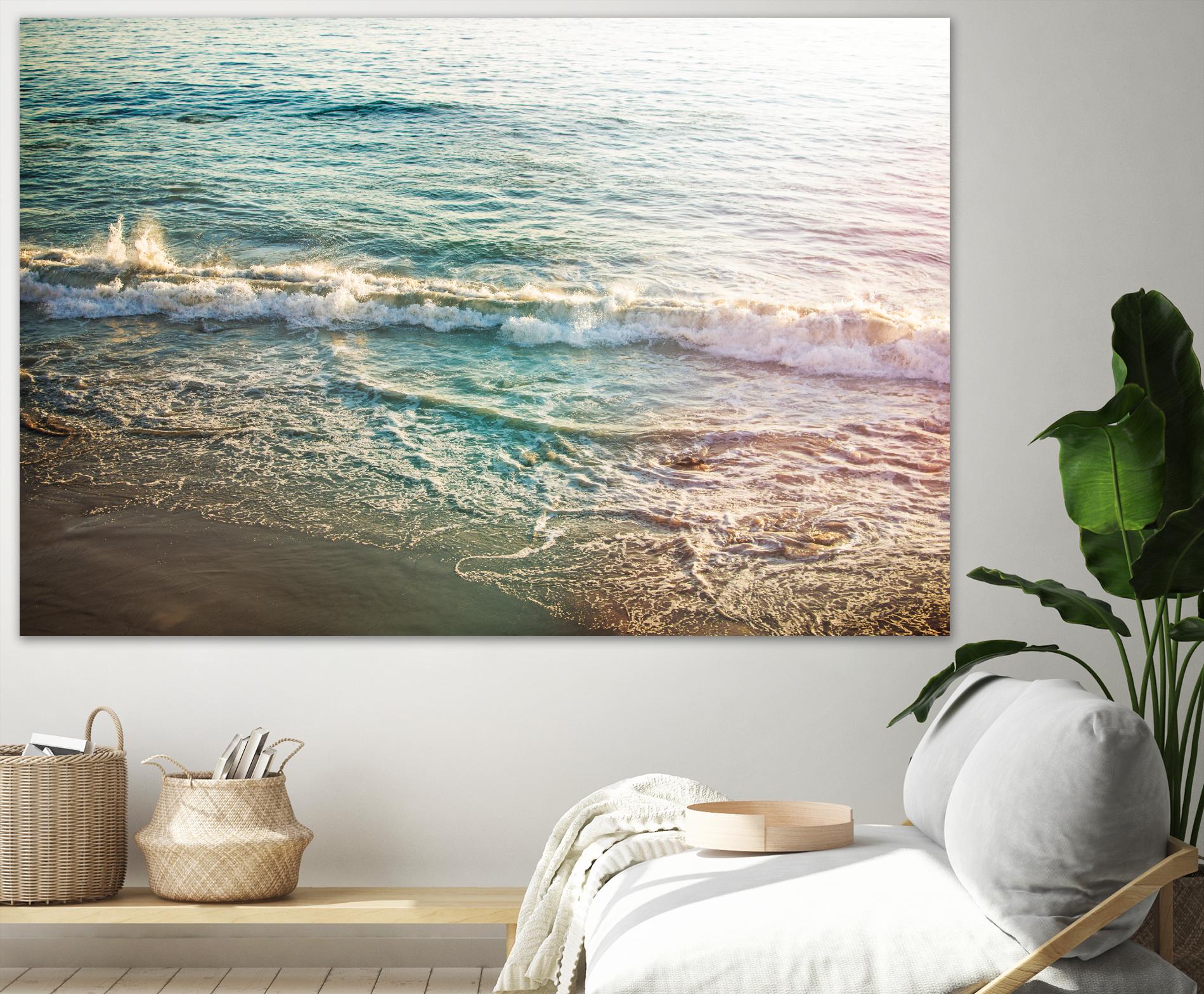 First Light II by Elizabeth Urquhart on GIANT ART - brown sea scene