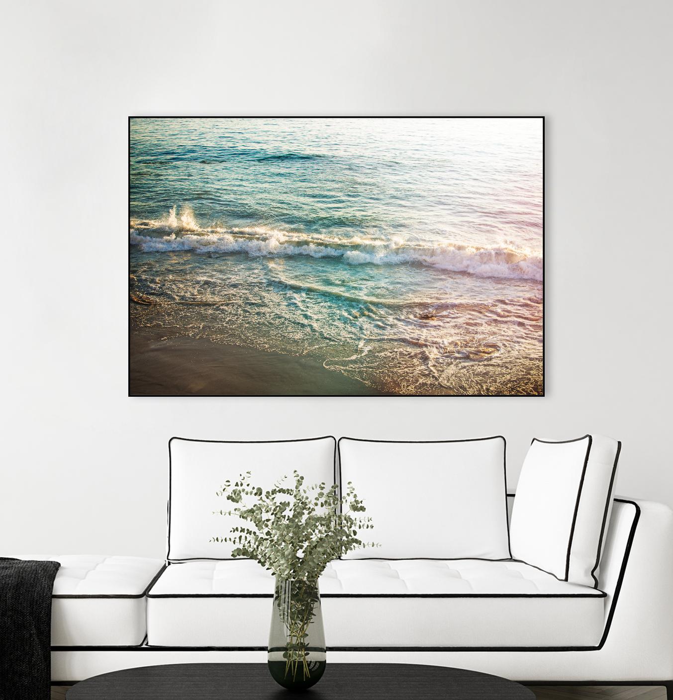 First Light II by Elizabeth Urquhart on GIANT ART - brown sea scene