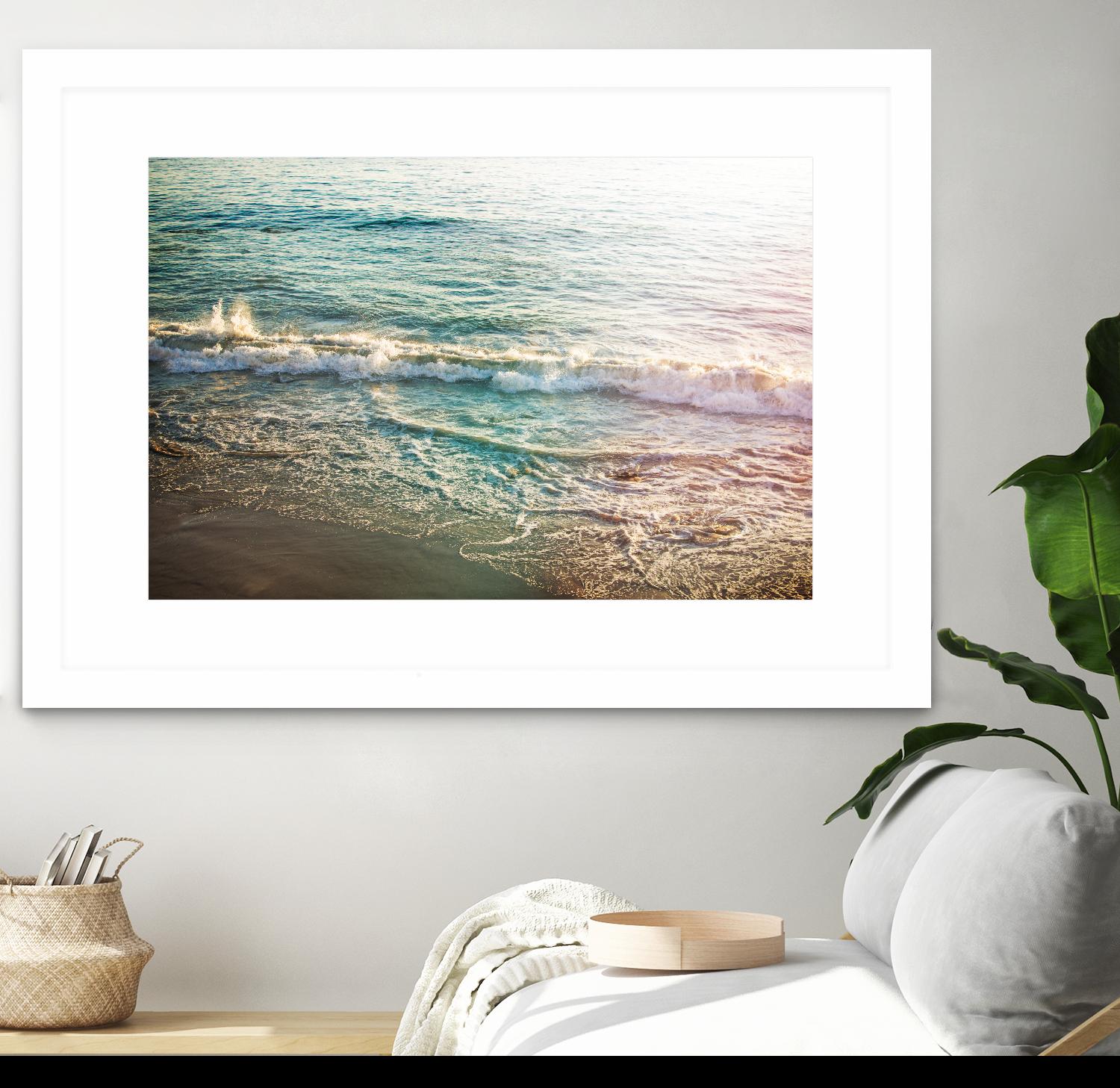 First Light II by Elizabeth Urquhart on GIANT ART - brown sea scene