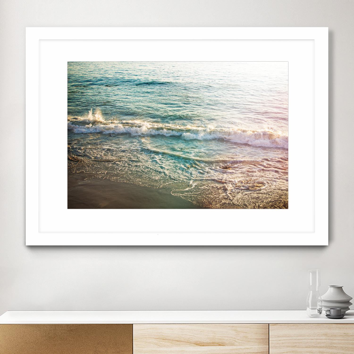 First Light II by Elizabeth Urquhart on GIANT ART - brown sea scene