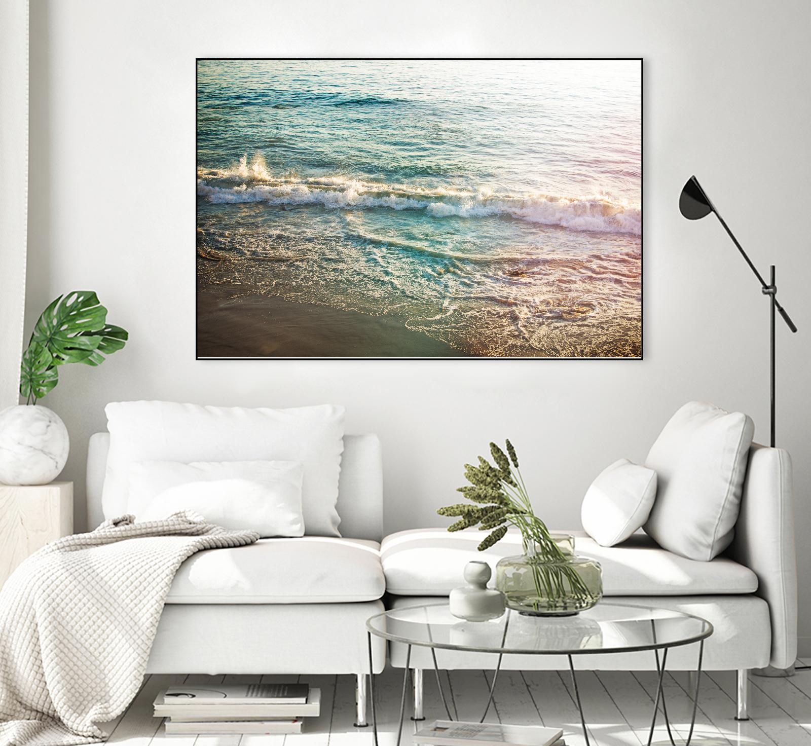 First Light II by Elizabeth Urquhart on GIANT ART - brown sea scene