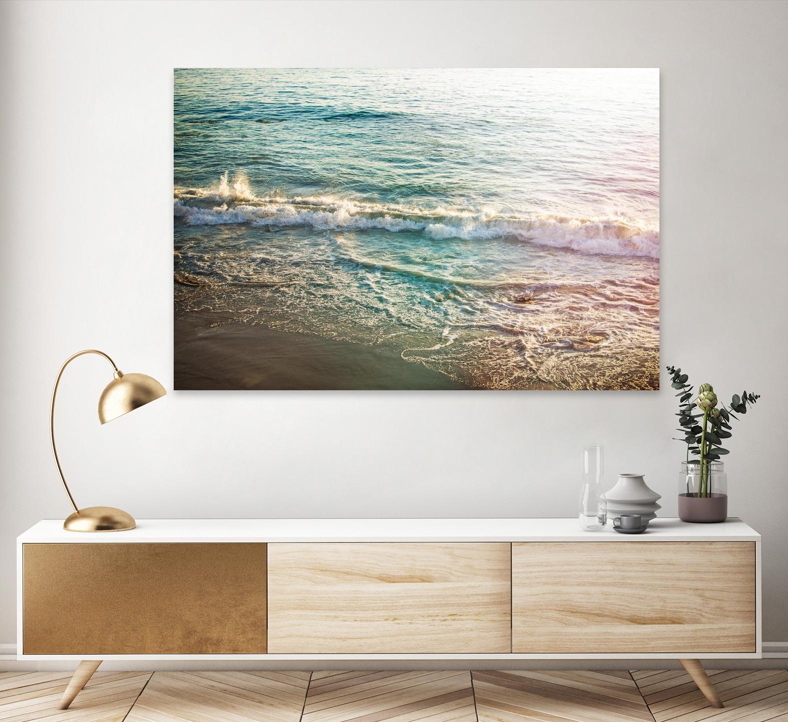 First Light II by Elizabeth Urquhart on GIANT ART - brown sea scene