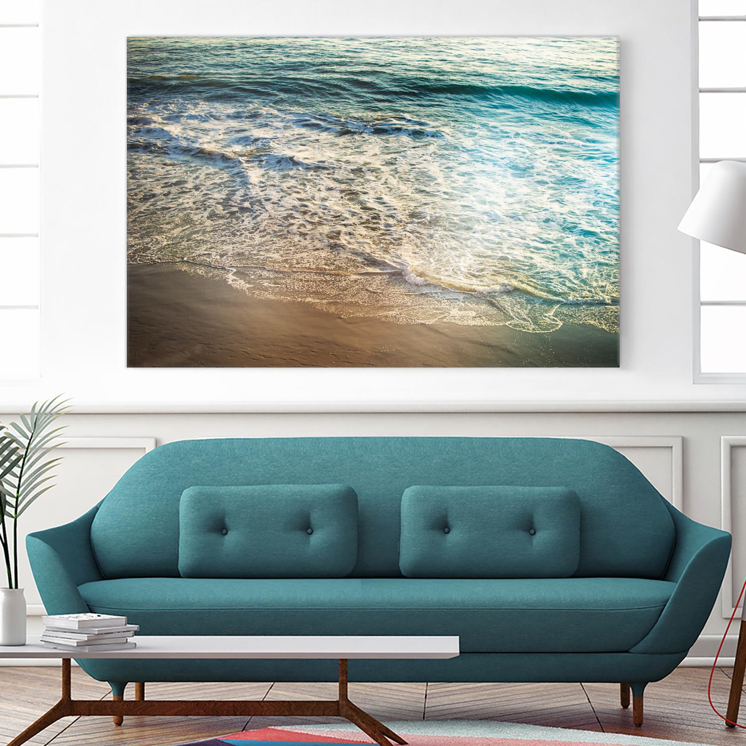 First Light III by Elizabeth Urquhart on GIANT ART - brown sea scene