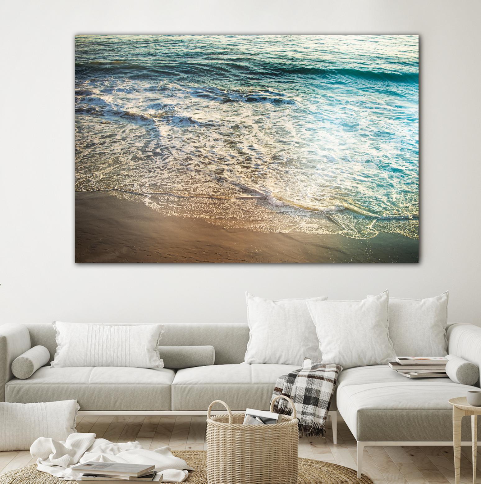 First Light III by Elizabeth Urquhart on GIANT ART - brown sea scene