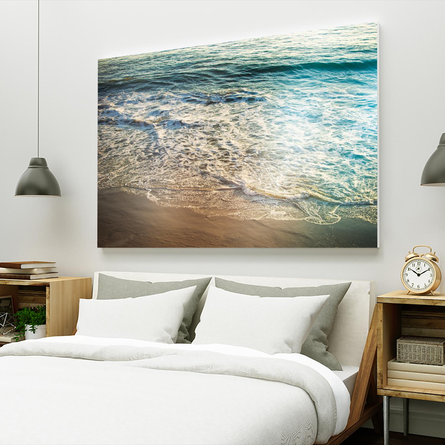 First Light III by Elizabeth Urquhart on GIANT ART - brown sea scene