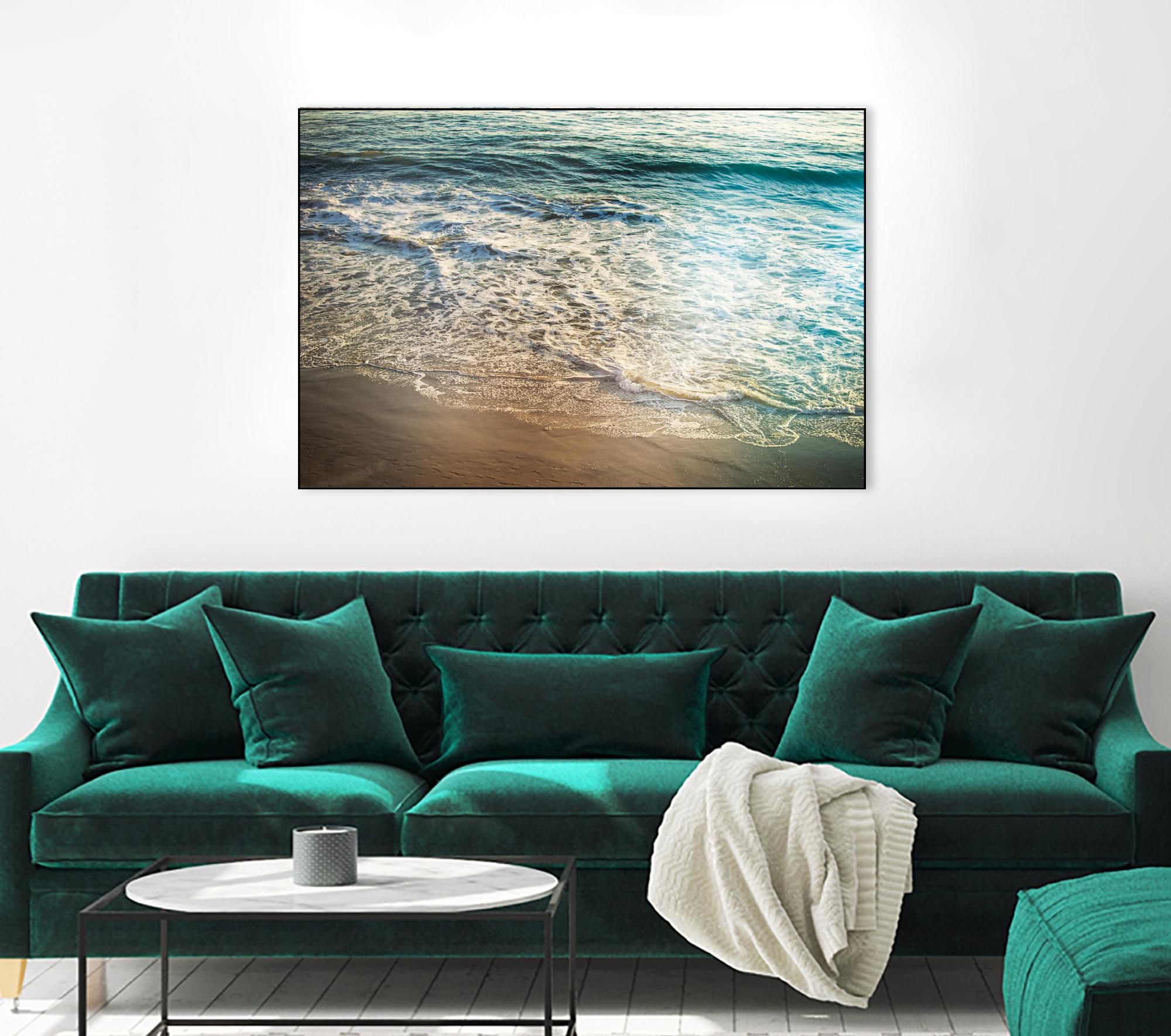 First Light III by Elizabeth Urquhart on GIANT ART - brown sea scene