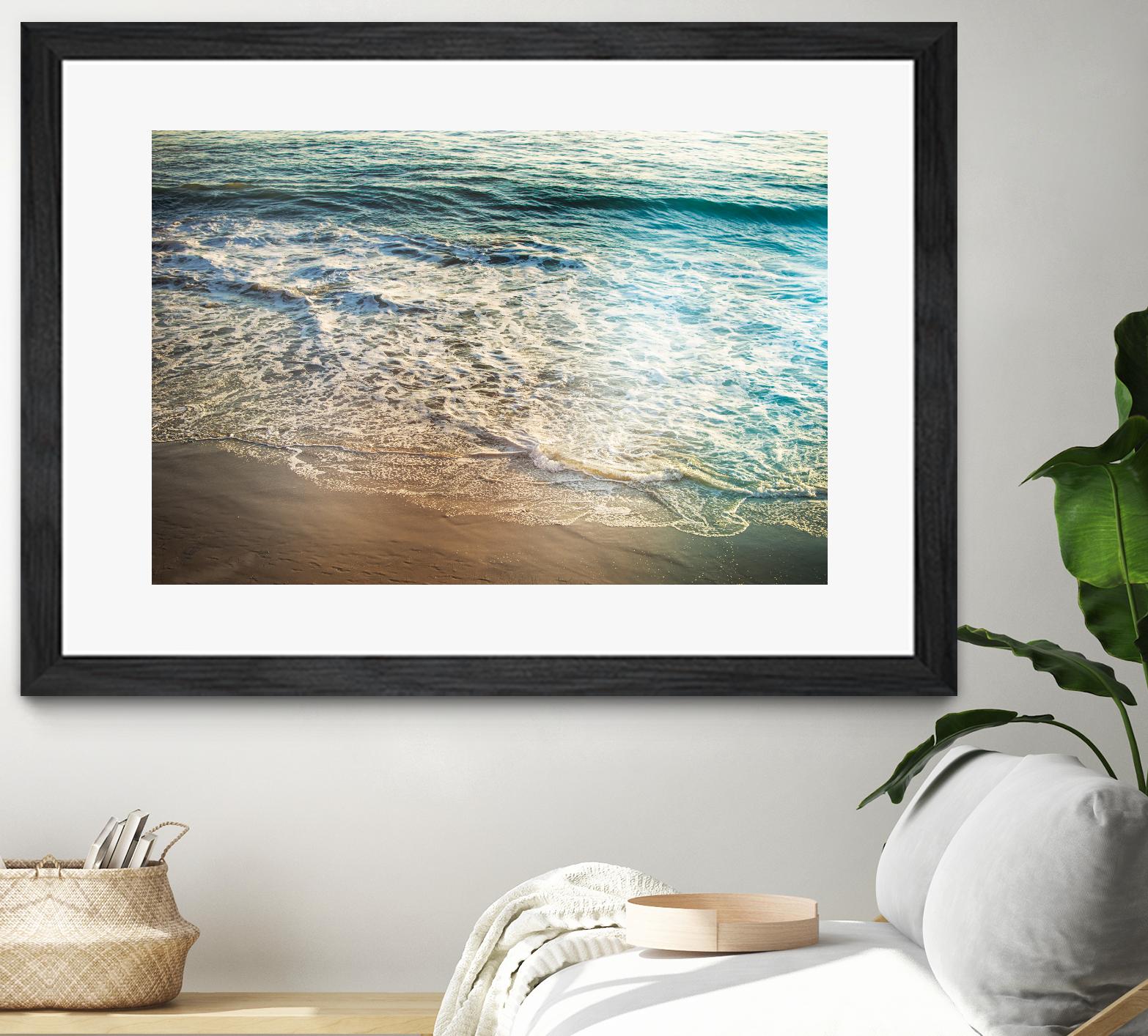 First Light III by Elizabeth Urquhart on GIANT ART - brown sea scene