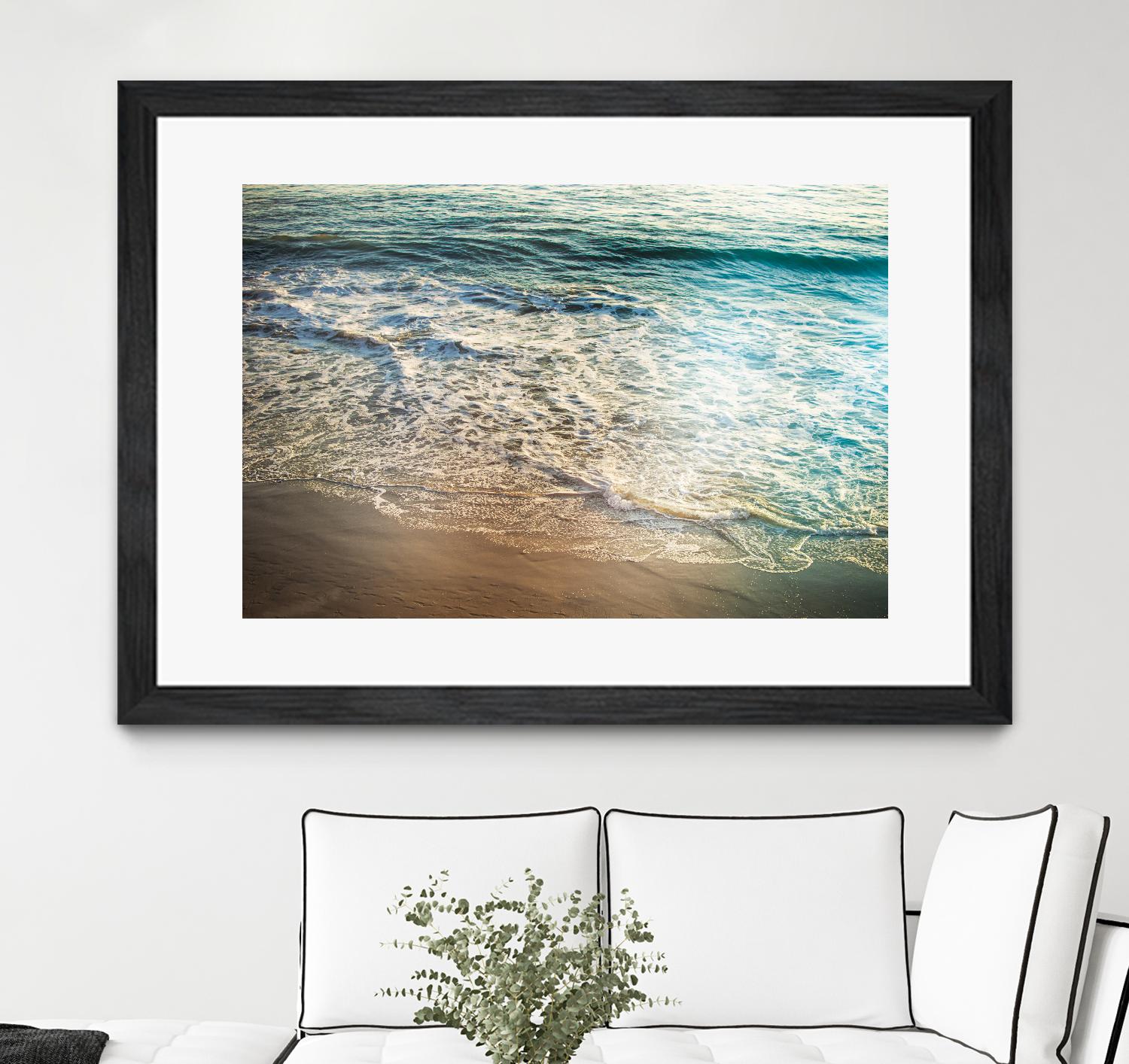 First Light III by Elizabeth Urquhart on GIANT ART - brown sea scene