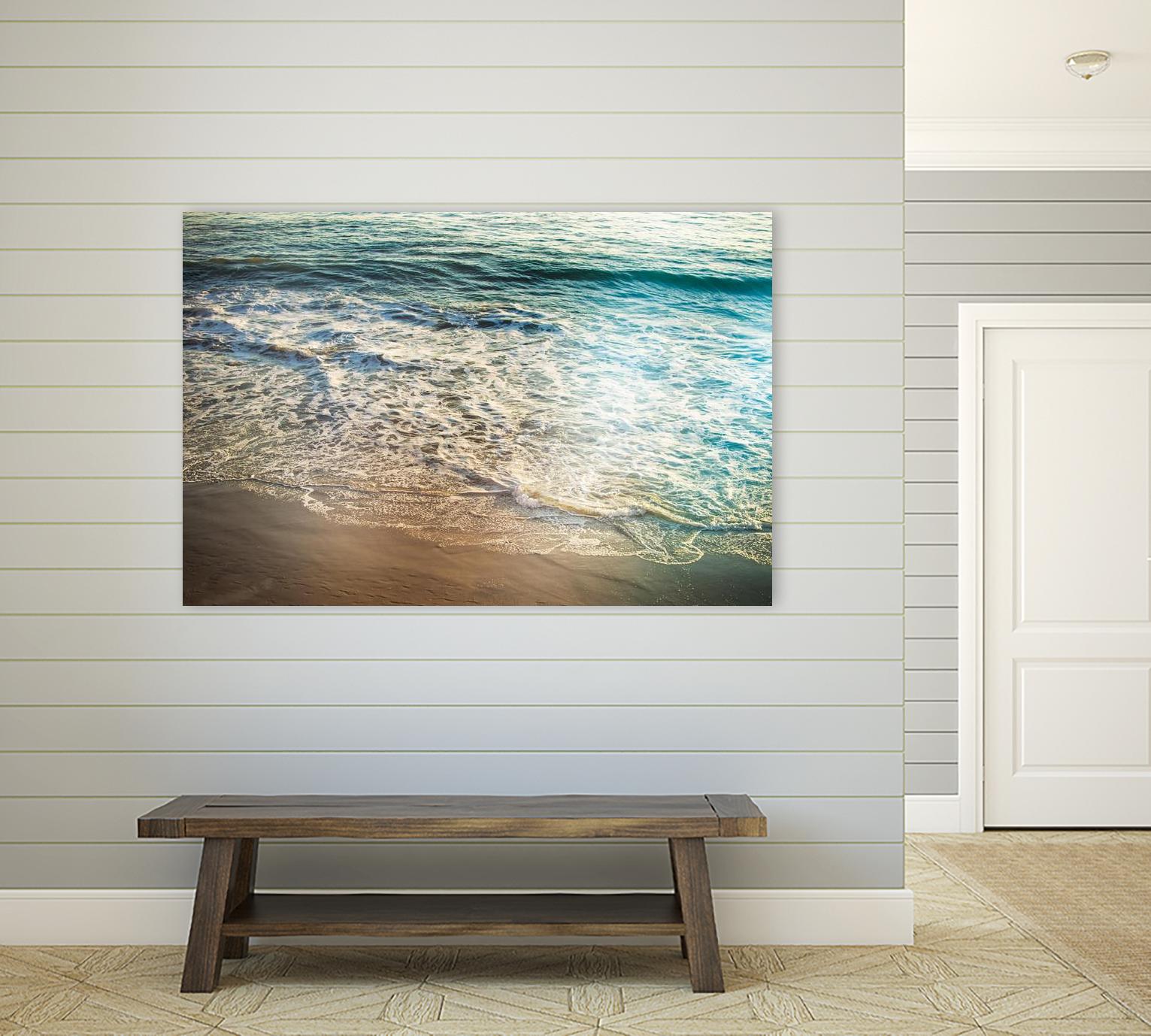 First Light III by Elizabeth Urquhart on GIANT ART - brown sea scene