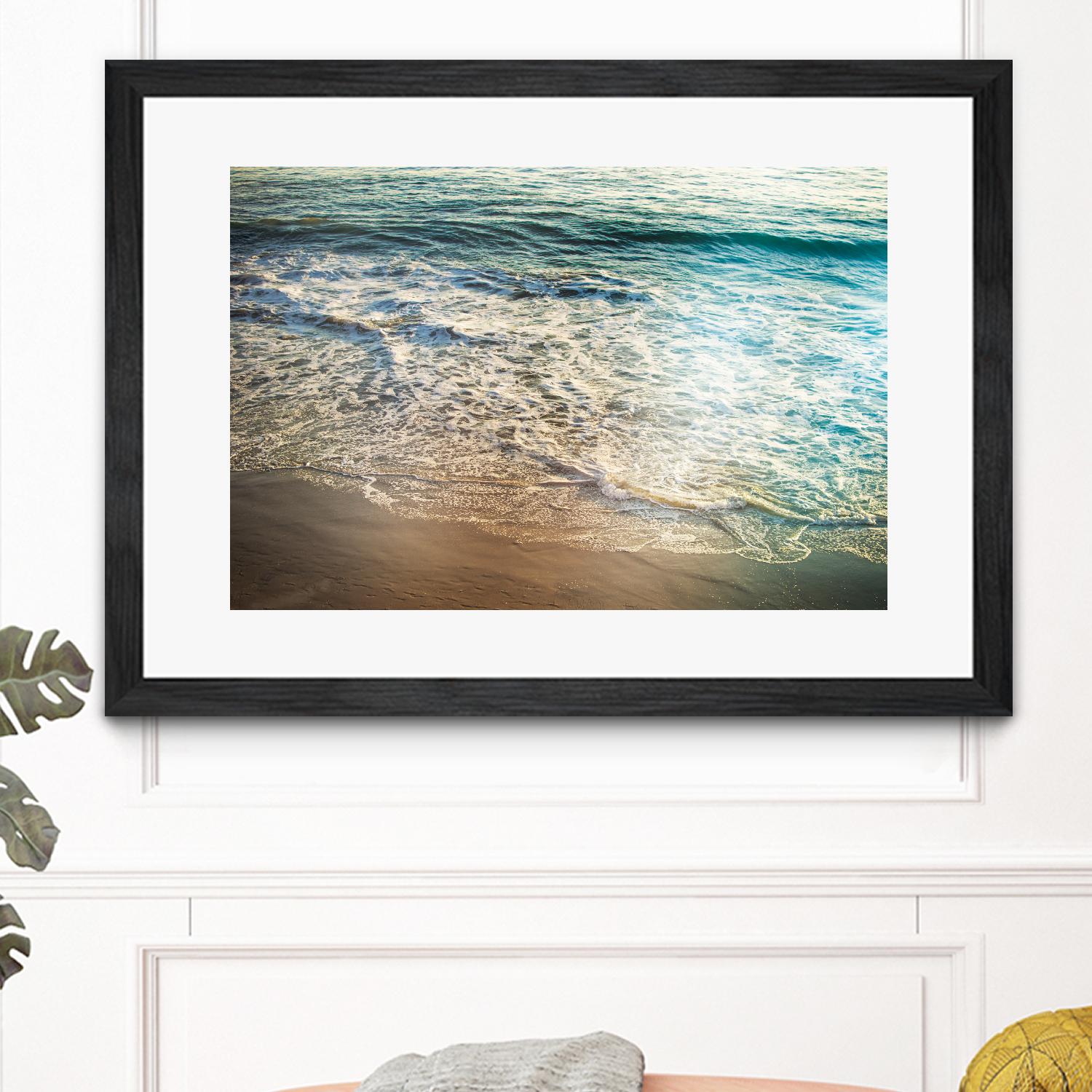 First Light III by Elizabeth Urquhart on GIANT ART - brown sea scene