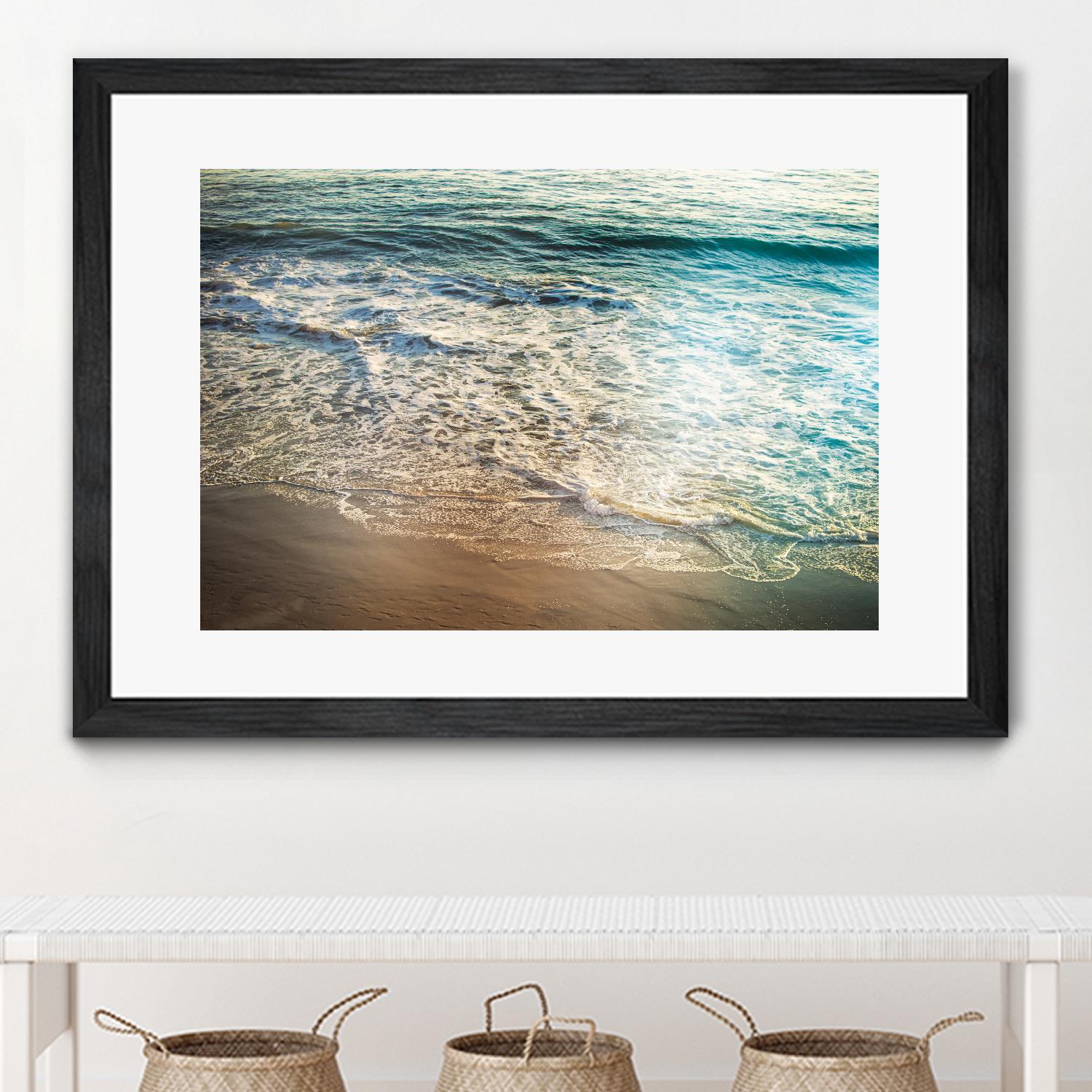 First Light III by Elizabeth Urquhart on GIANT ART - brown sea scene