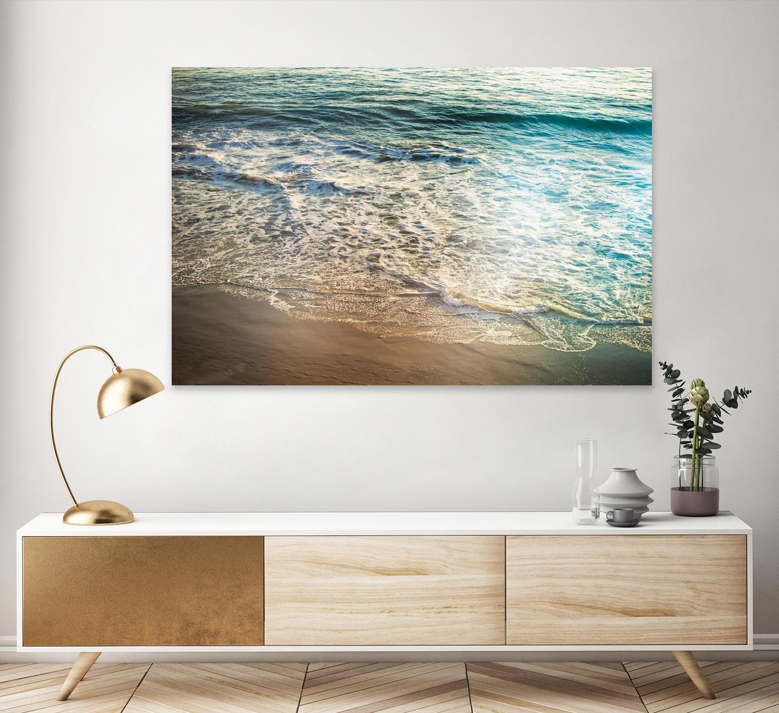 First Light III by Elizabeth Urquhart on GIANT ART - brown sea scene