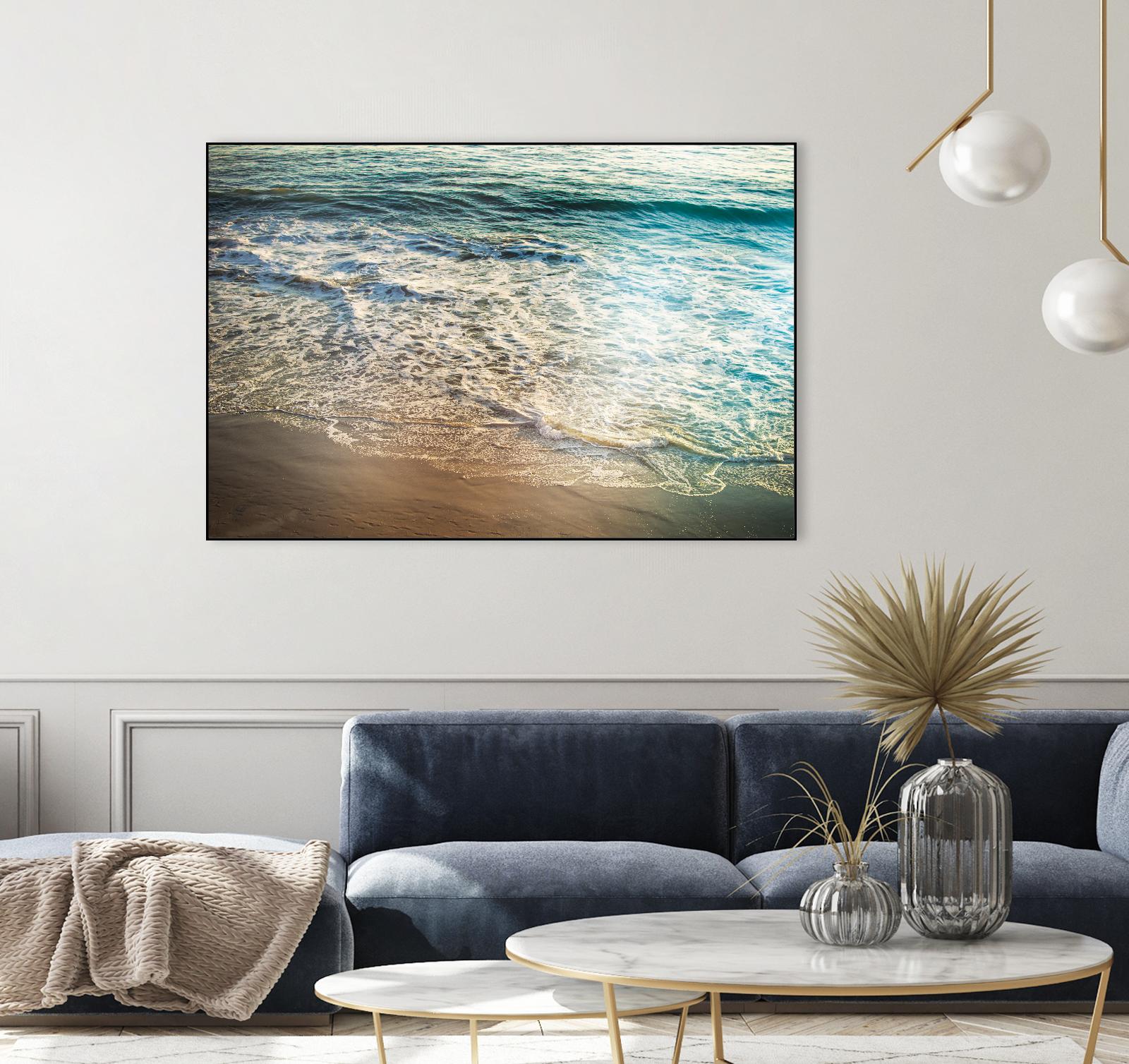 First Light III by Elizabeth Urquhart on GIANT ART - brown sea scene
