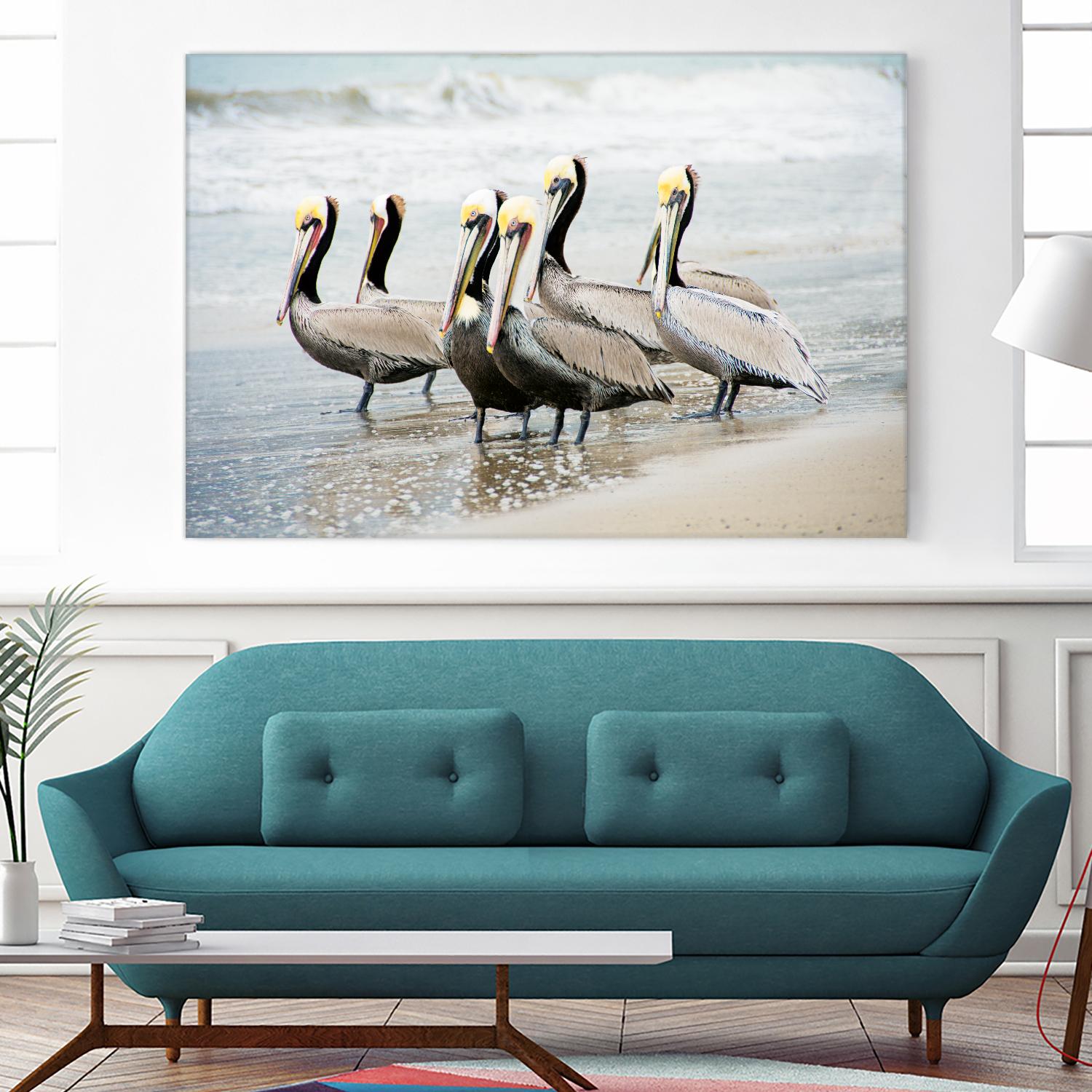 Pacific Cool IV Crop by Elizabeth Urquhart on GIANT ART - grey animals