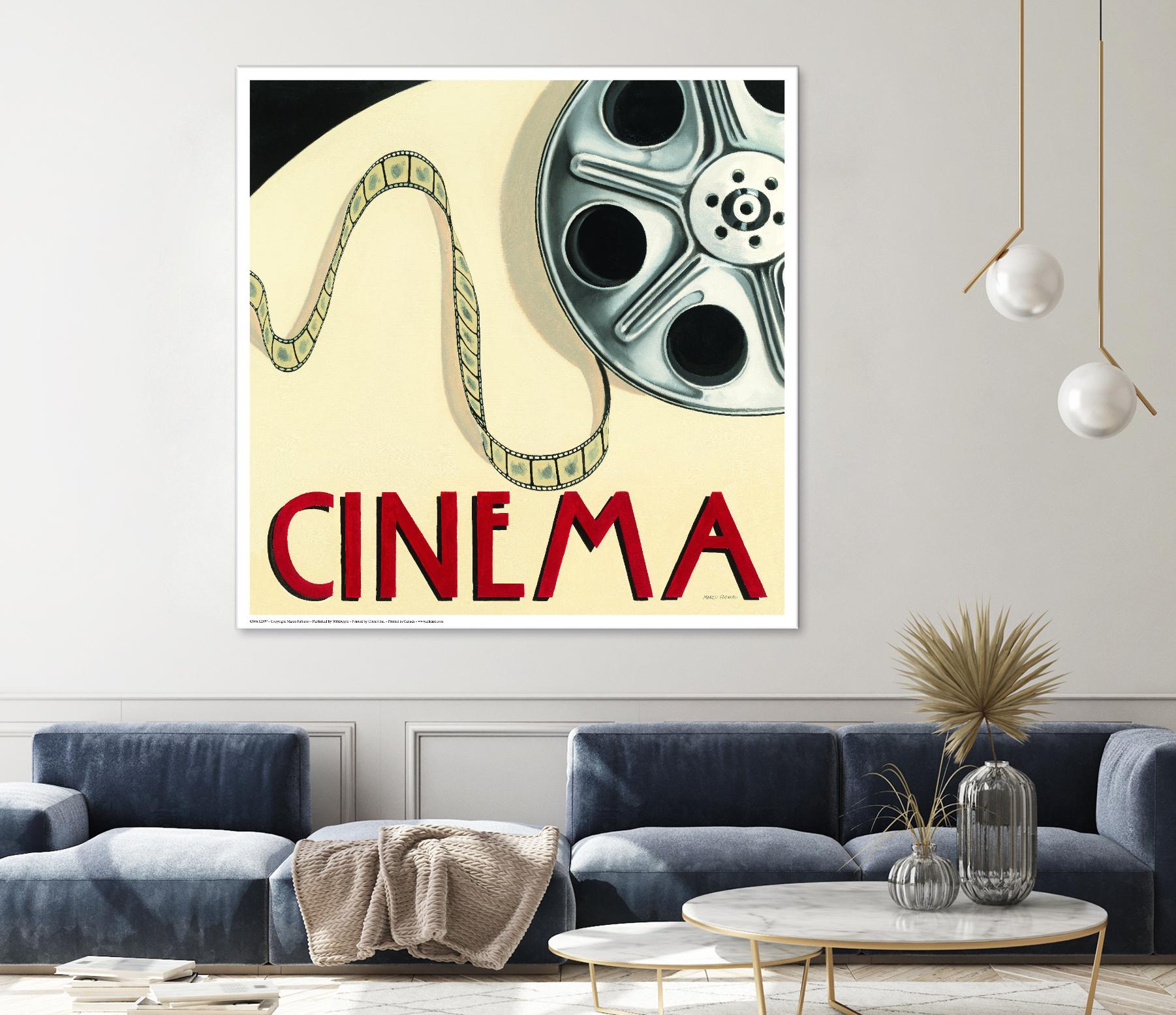 Cinema by Marco Fabiano on GIANT ART - white leisure