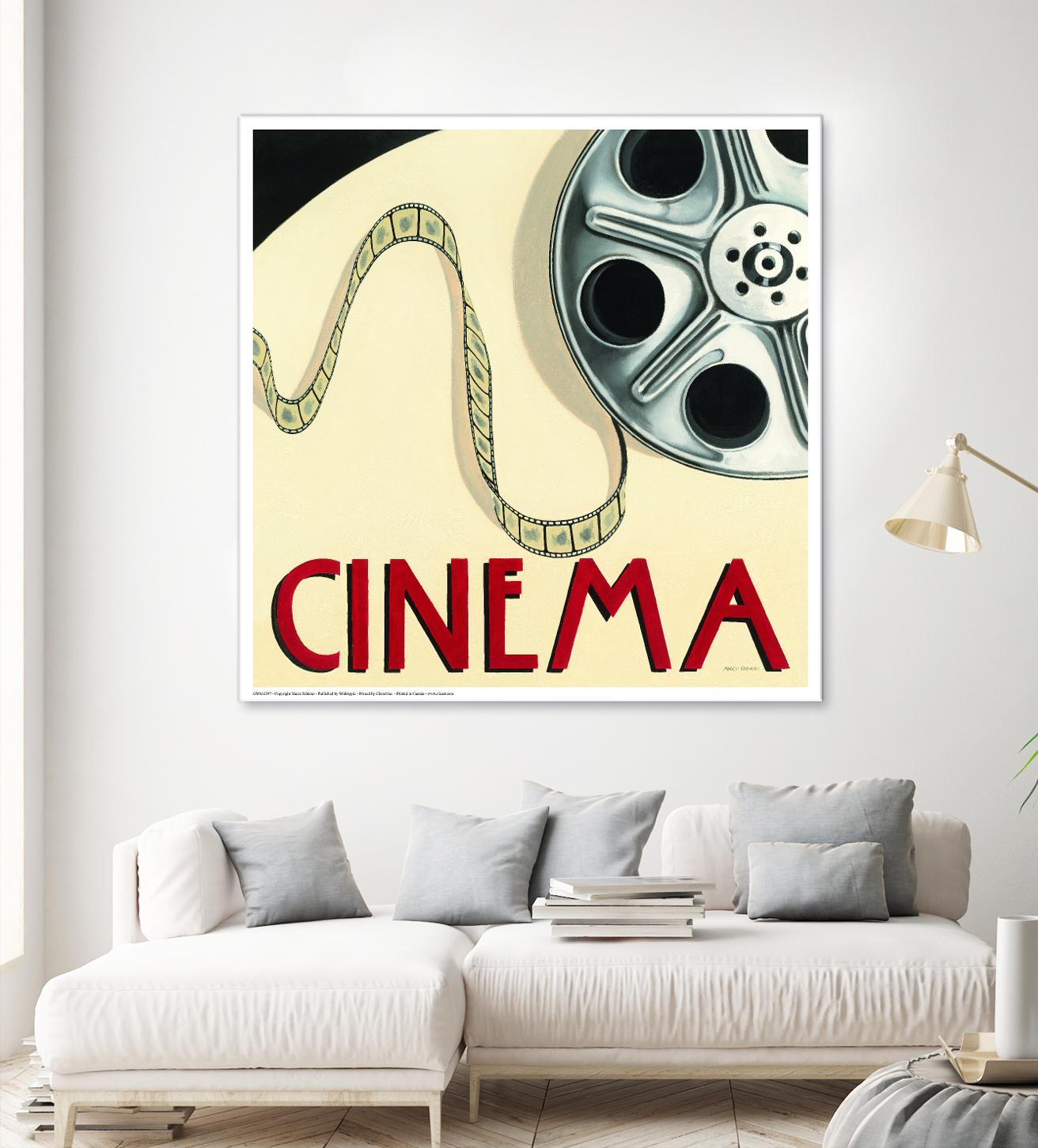 Cinema by Marco Fabiano on GIANT ART - white leisure