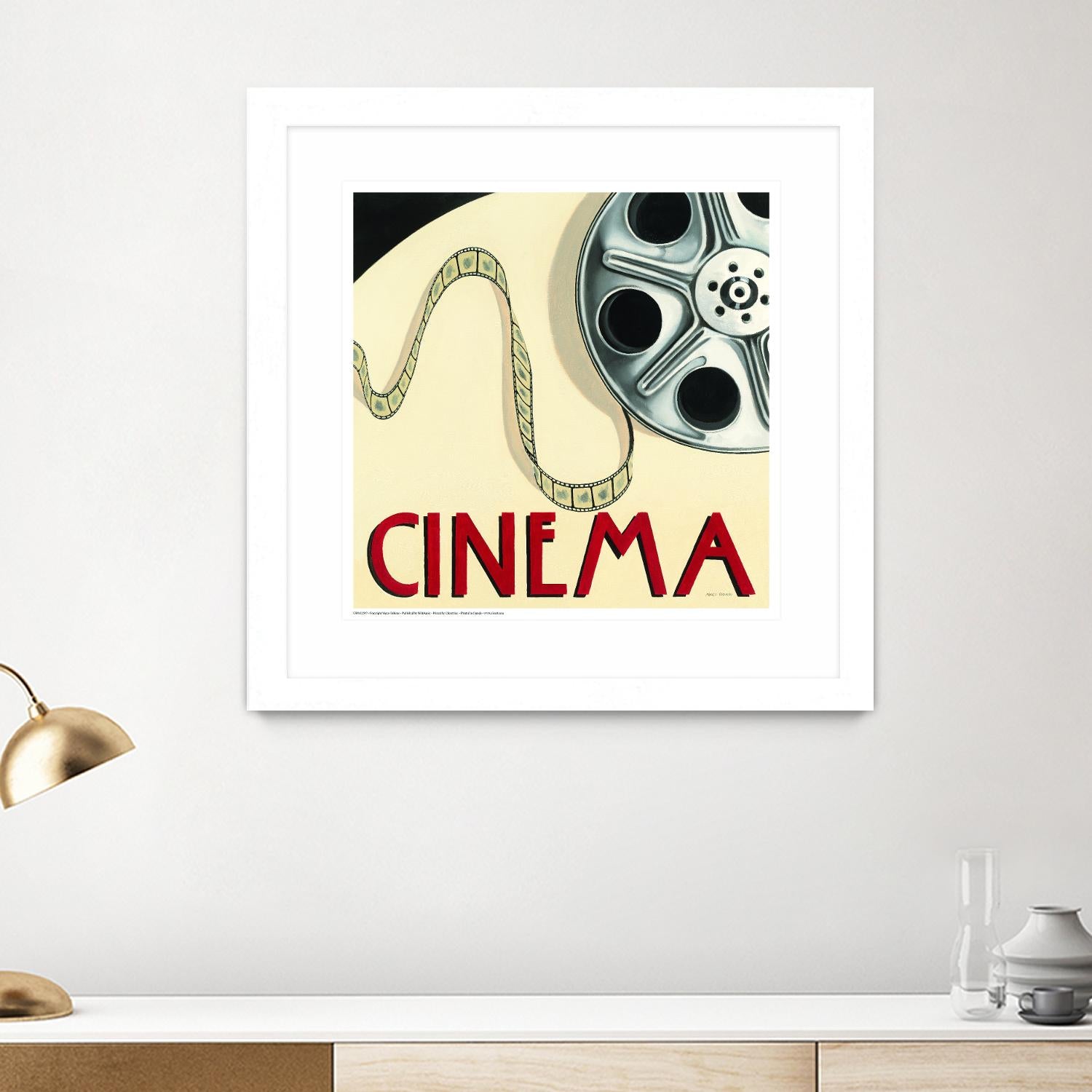 Cinema by Marco Fabiano on GIANT ART - white leisure