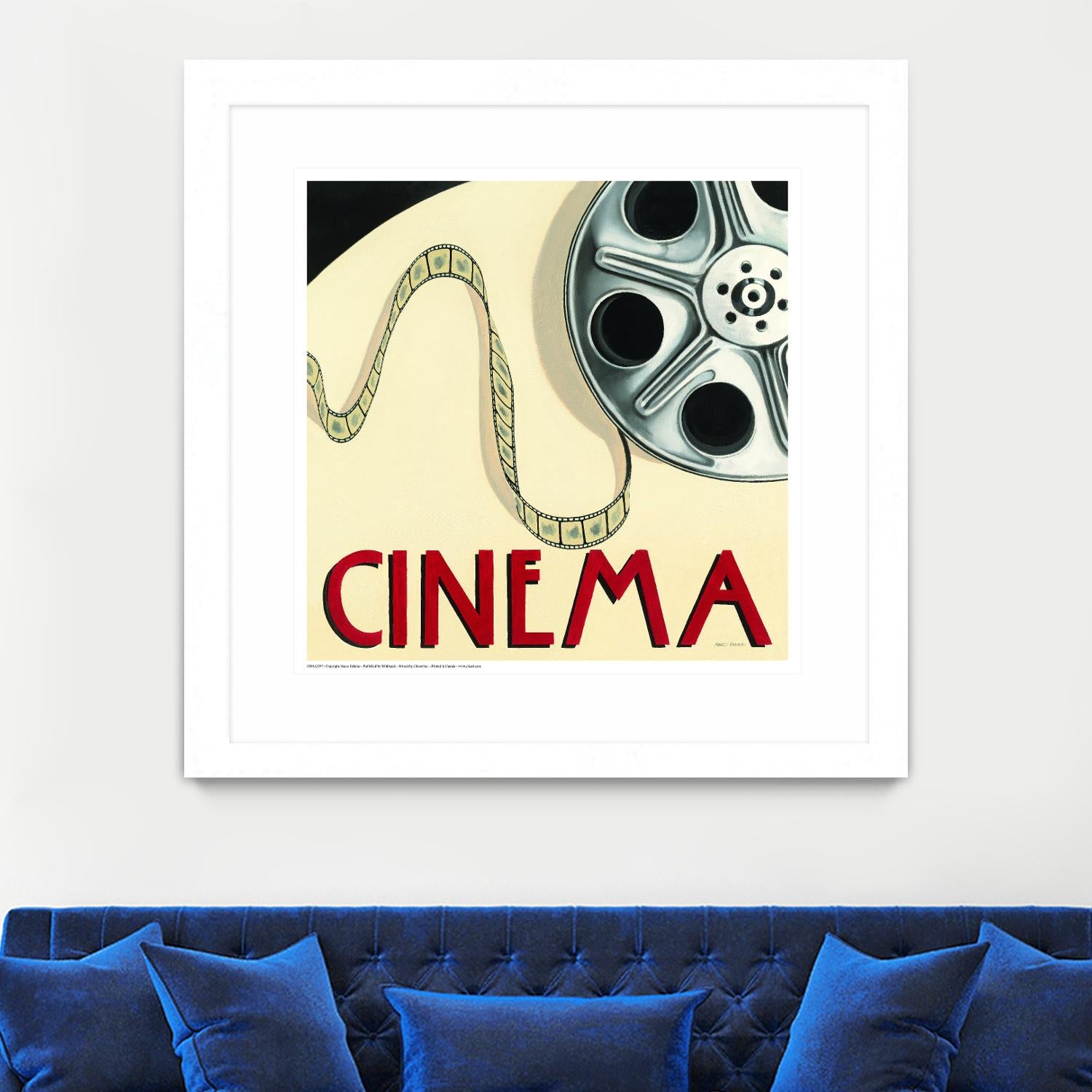 Cinema by Marco Fabiano on GIANT ART - white leisure