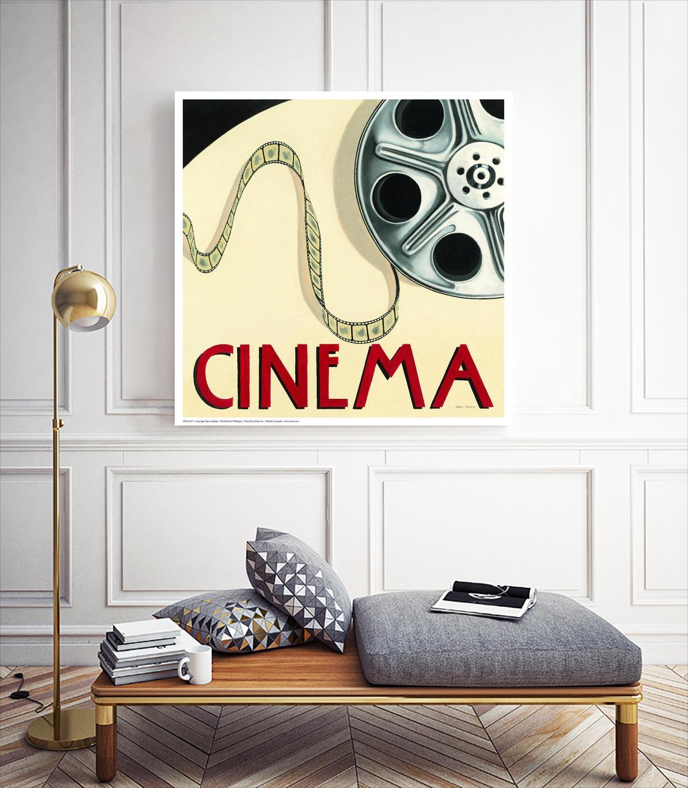 Cinema by Marco Fabiano on GIANT ART - white leisure