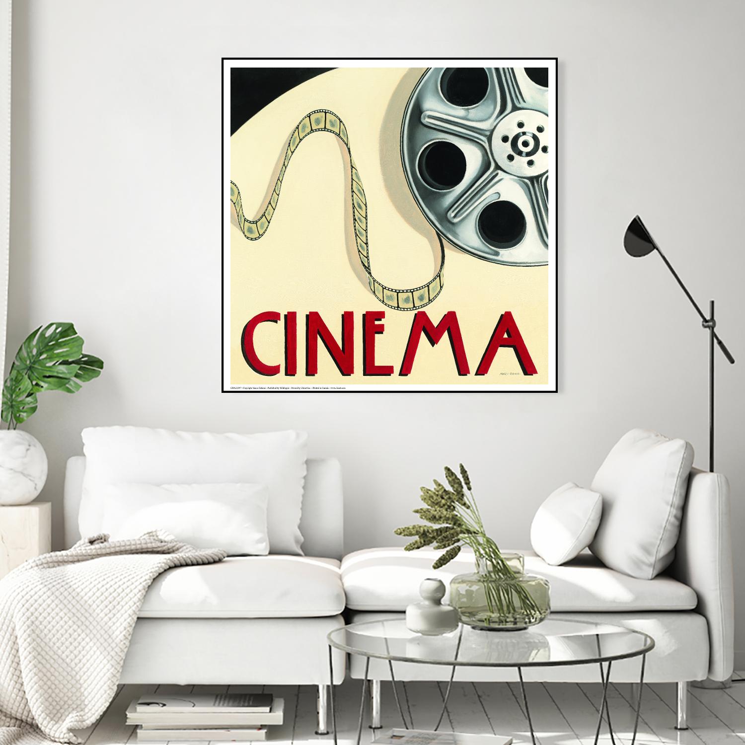 Cinema by Marco Fabiano on GIANT ART - white leisure
