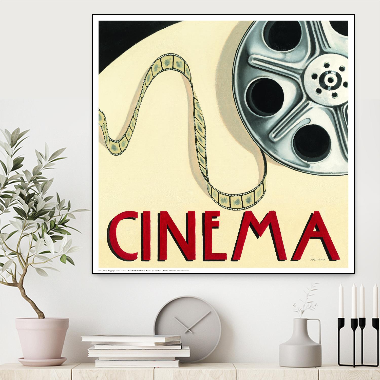 Cinema by Marco Fabiano on GIANT ART - white leisure