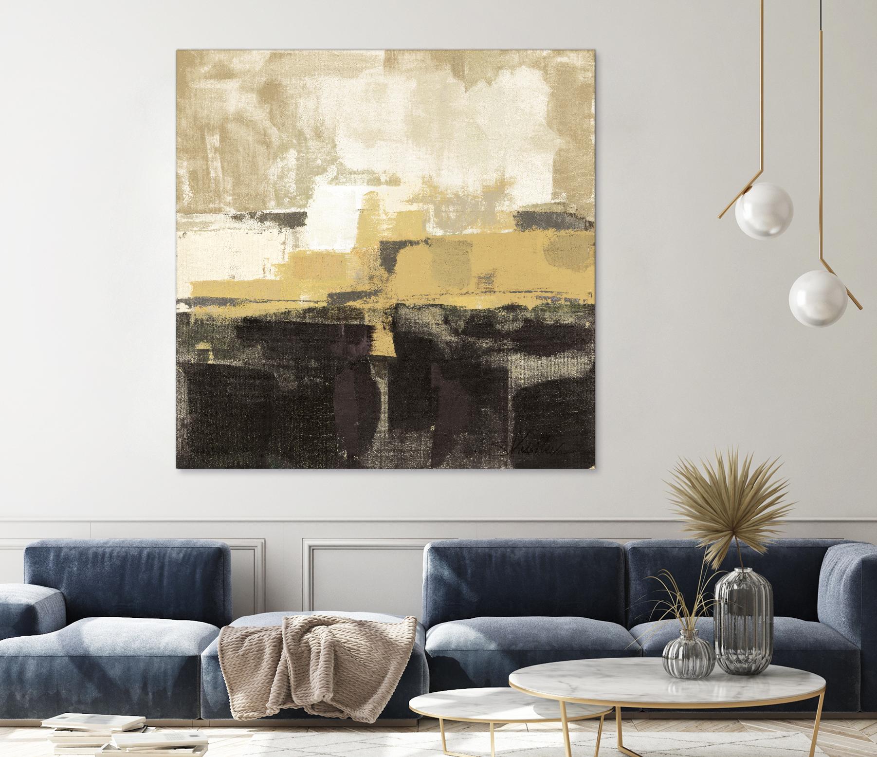 July Road II - Tan by Silvia Vassileva on GIANT ART - white abstract