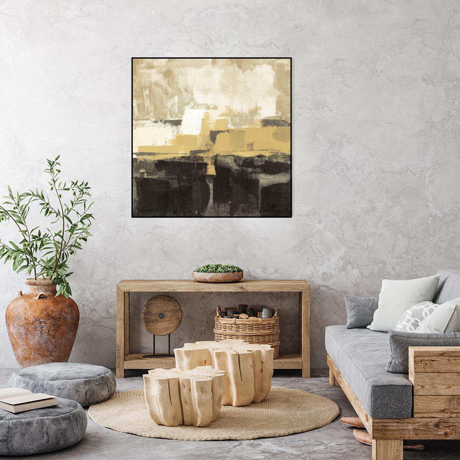 July Road II - Tan by Silvia Vassileva on GIANT ART - white abstract