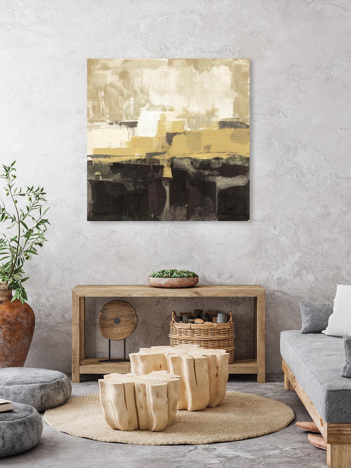 July Road II - Tan by Silvia Vassileva on GIANT ART - white abstract