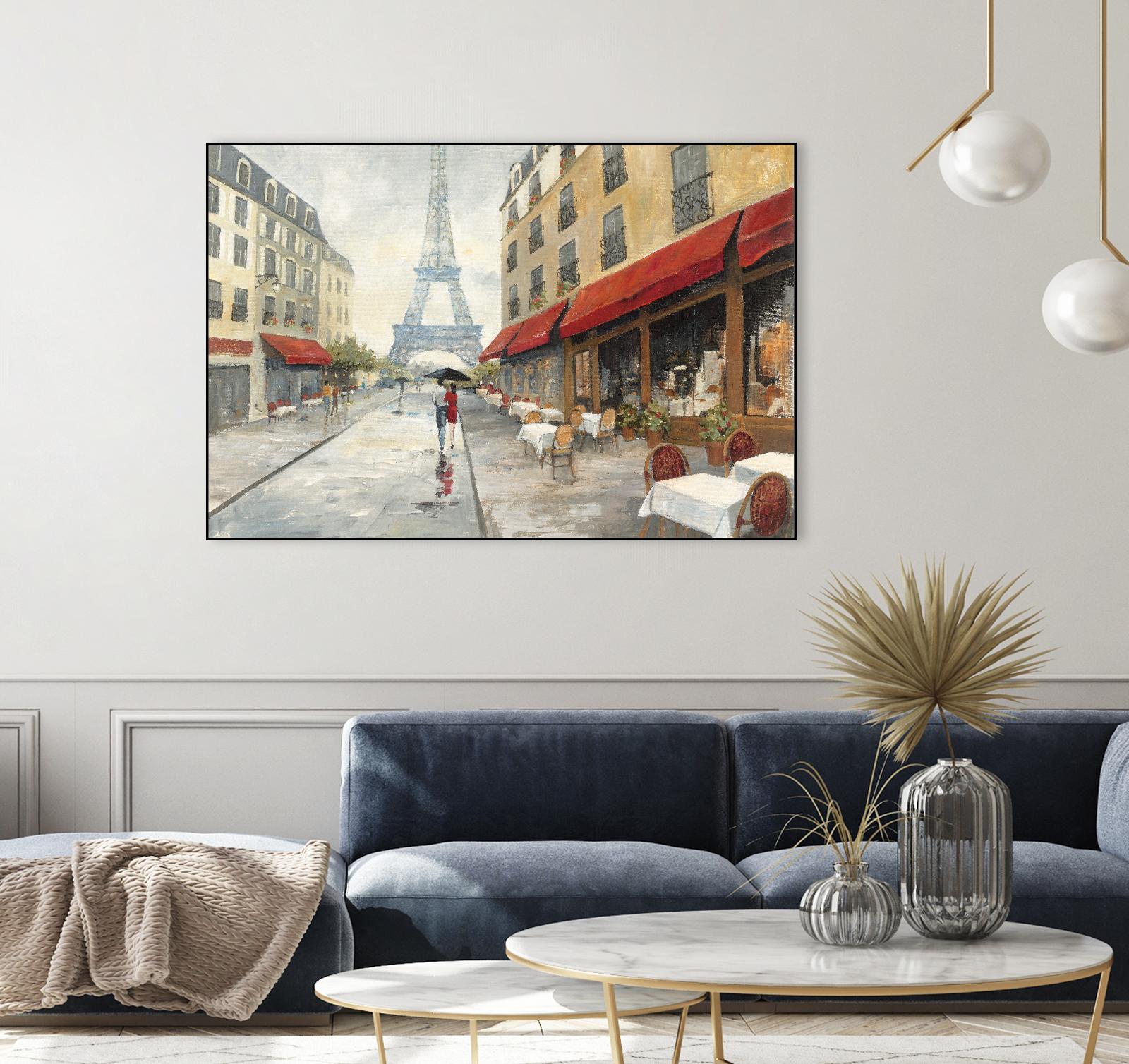 Morning in Paris by Avery Tillmon on GIANT ART - red city scene