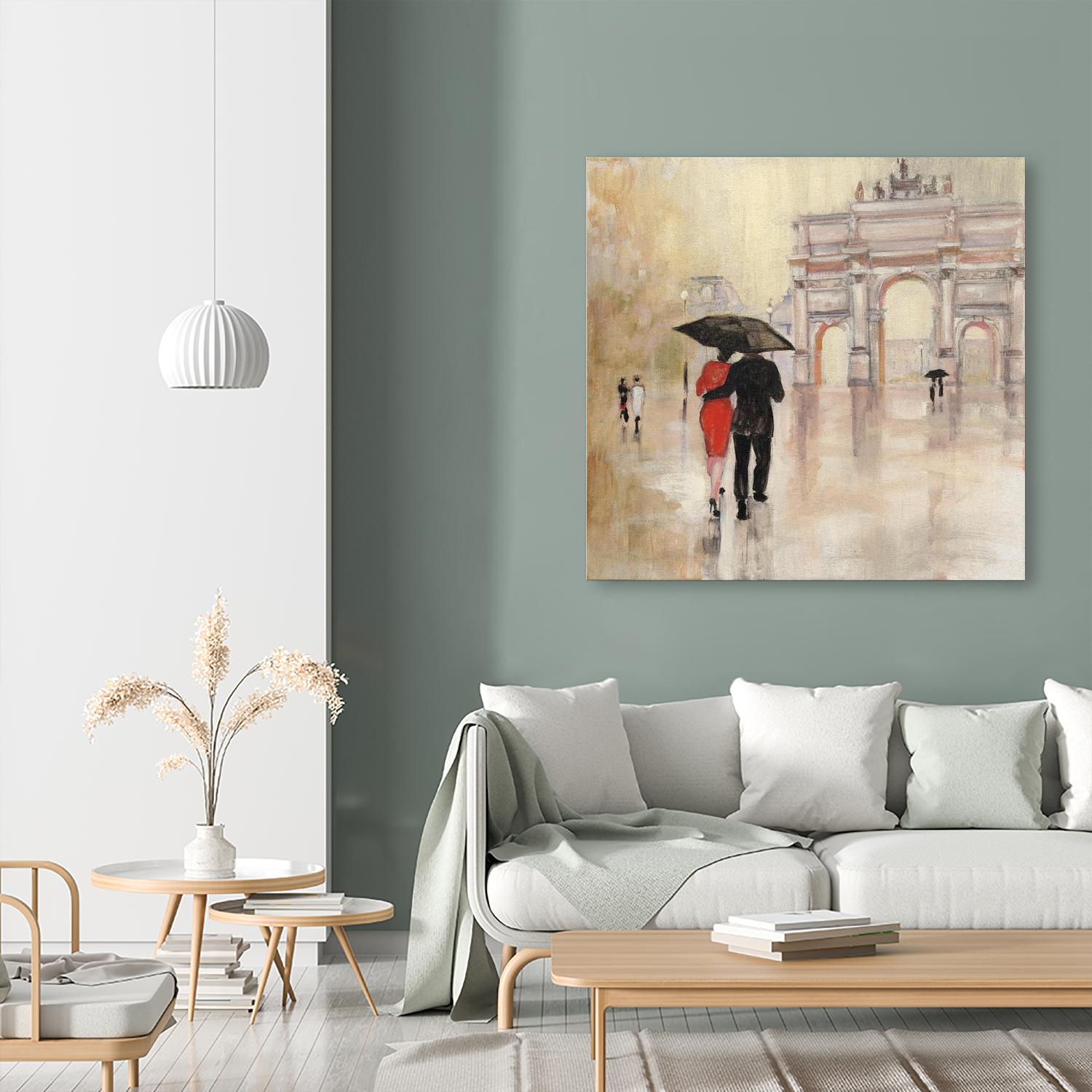 Romantic Paris II by Julia Purinton on GIANT ART - beige everyday life