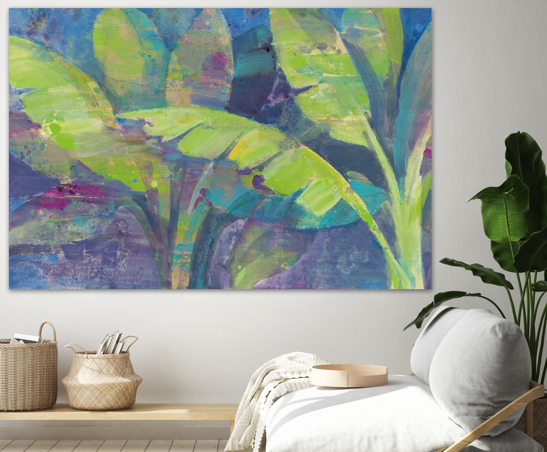 Bermuda Palms by Albena Hristova on GIANT ART - purple tropical