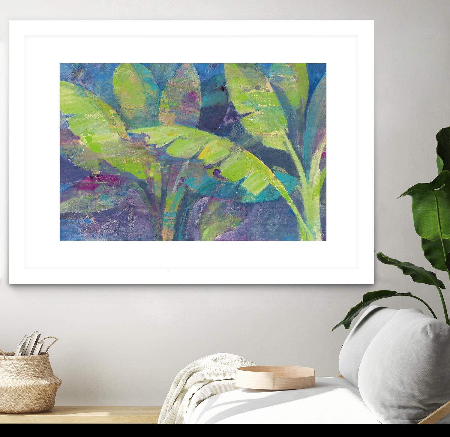 Bermuda Palms by Albena Hristova on GIANT ART - purple tropical