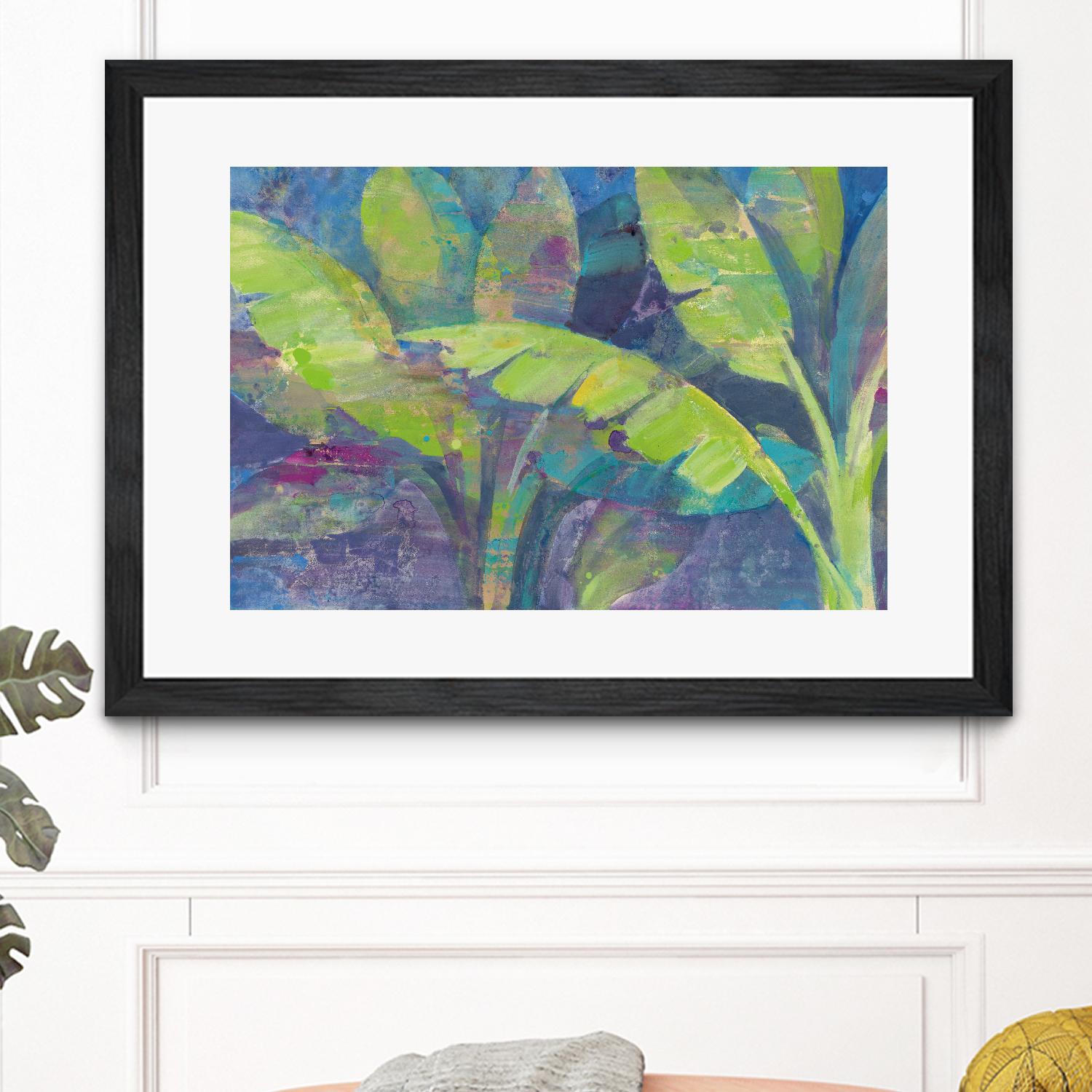 Bermuda Palms by Albena Hristova on GIANT ART - purple tropical