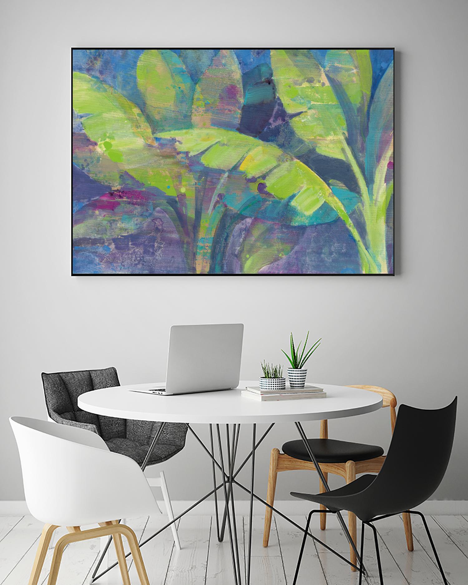 Bermuda Palms by Albena Hristova on GIANT ART - purple tropical