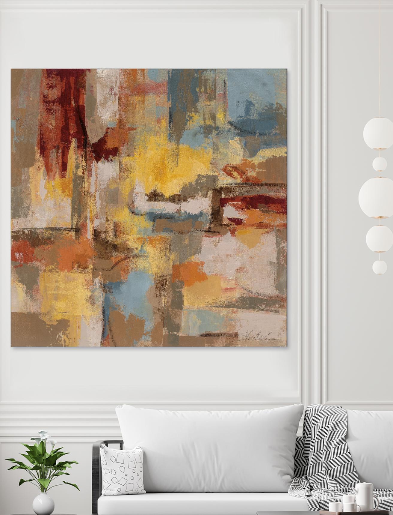 Sunday Afternoon by Silvia Vassileva on GIANT ART - red abstract