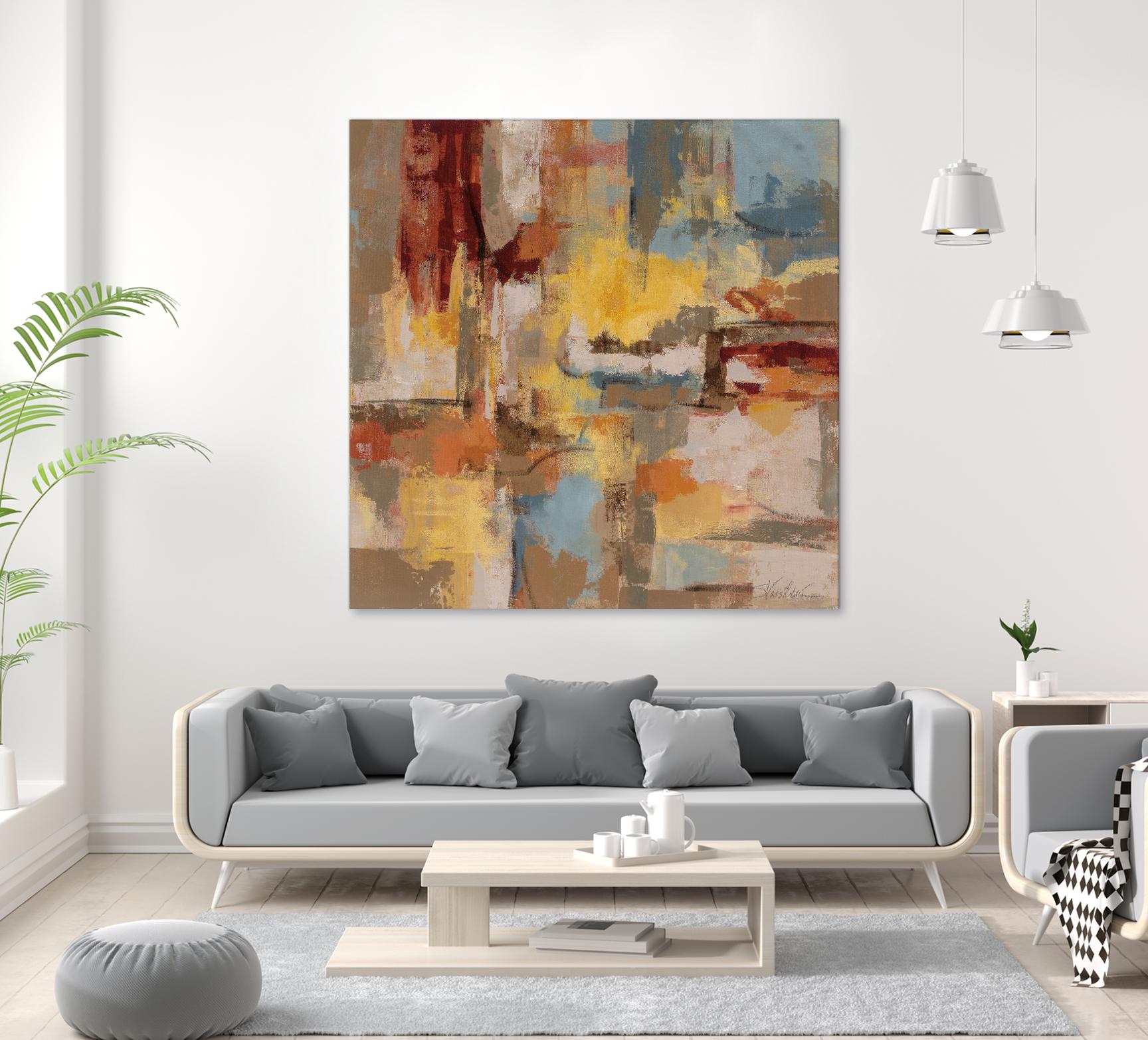 Sunday Afternoon by Silvia Vassileva on GIANT ART - red abstract