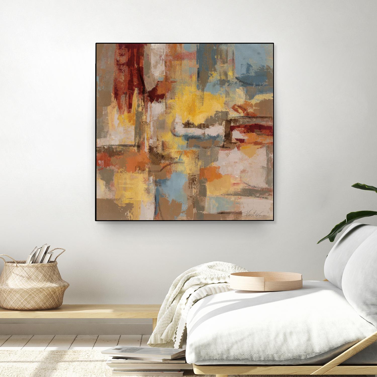 Sunday Afternoon by Silvia Vassileva on GIANT ART - red abstract