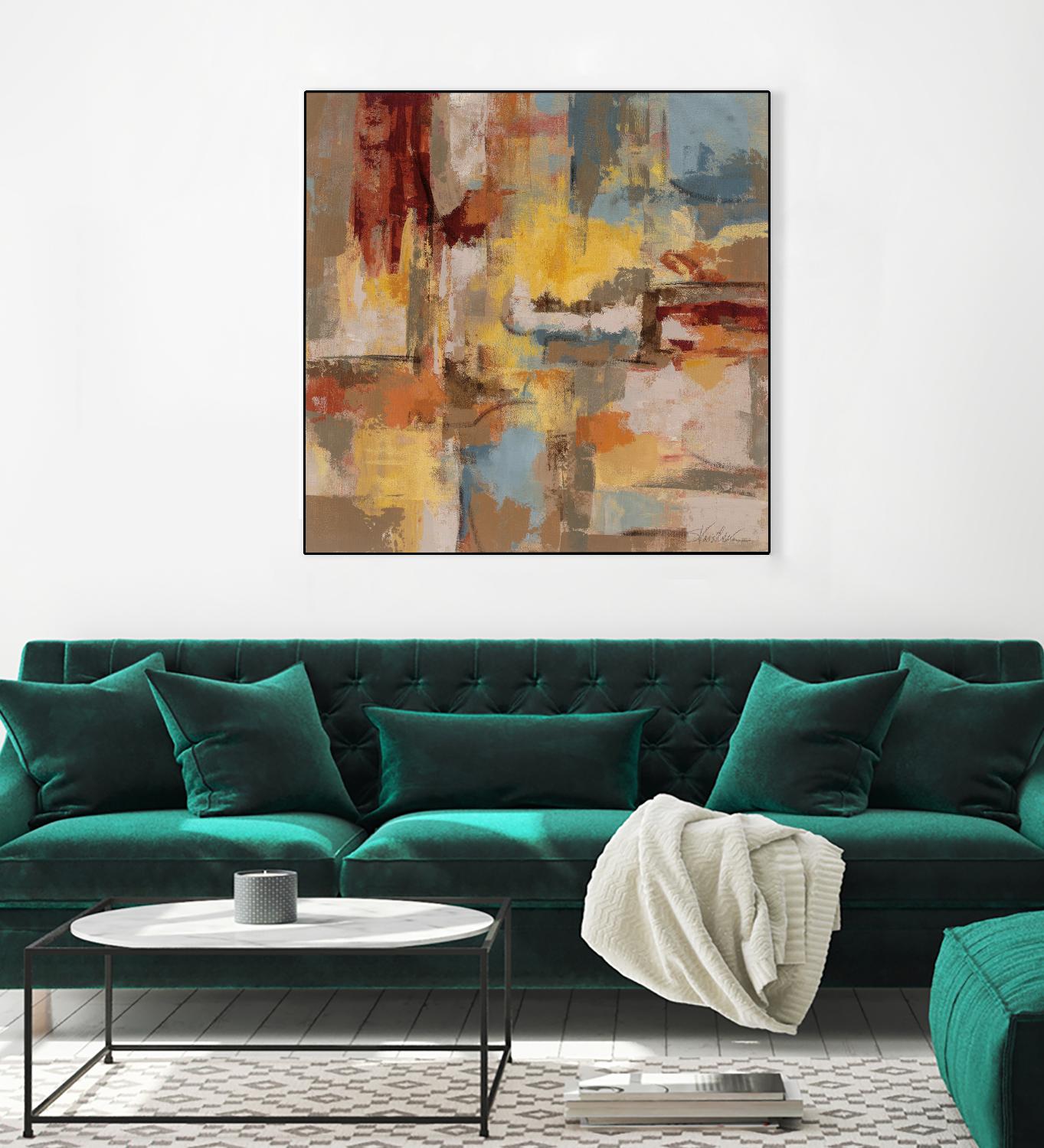 Sunday Afternoon by Silvia Vassileva on GIANT ART - red abstract