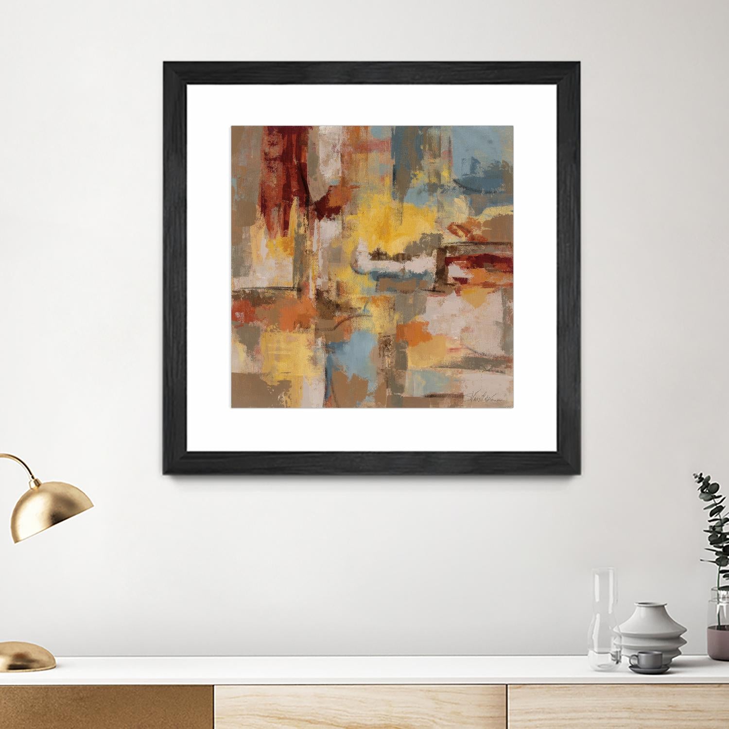 Sunday Afternoon by Silvia Vassileva on GIANT ART - red abstract