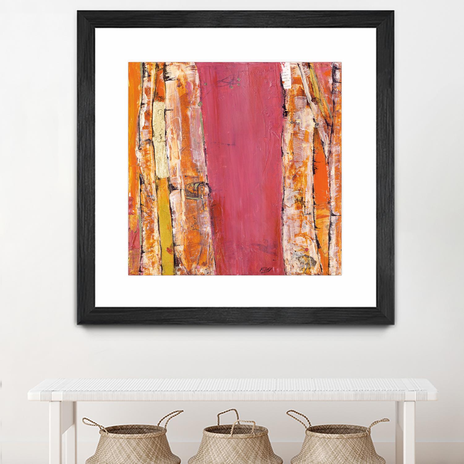 Where the Sun Sleeps II by Kellie Day on GIANT ART - orange abstract