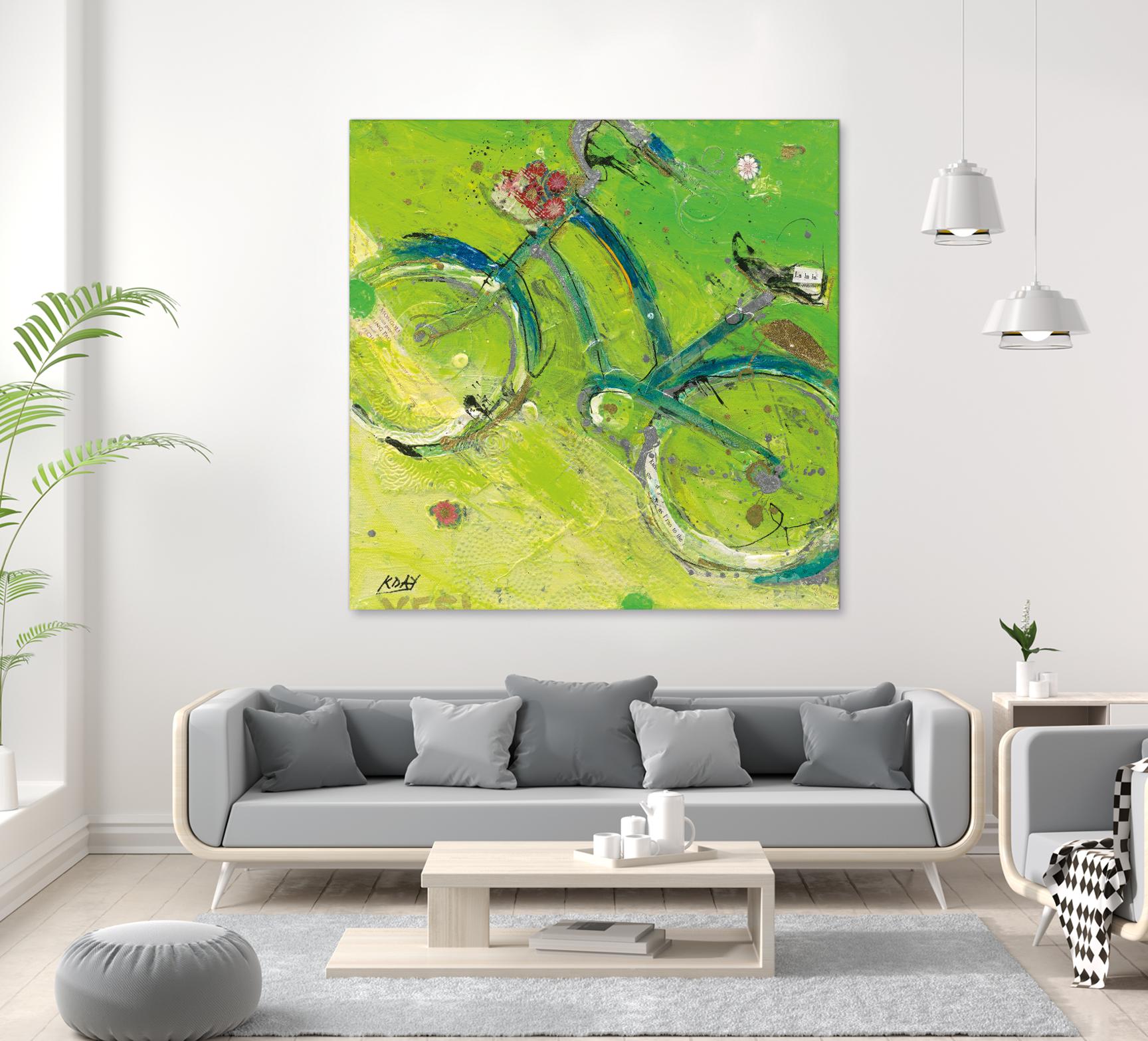 Yes by Kellie Day on GIANT ART - blue leisure