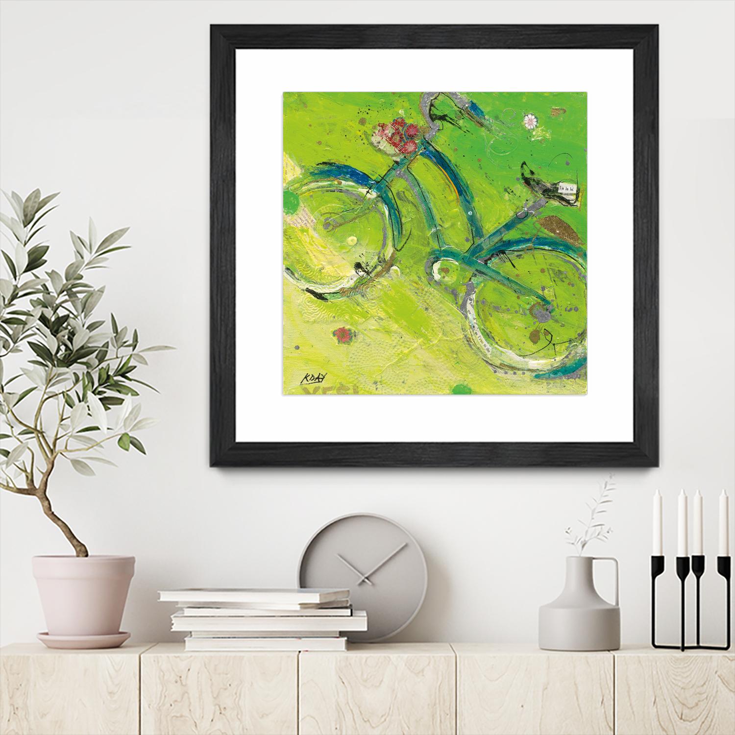 Yes by Kellie Day on GIANT ART - blue leisure