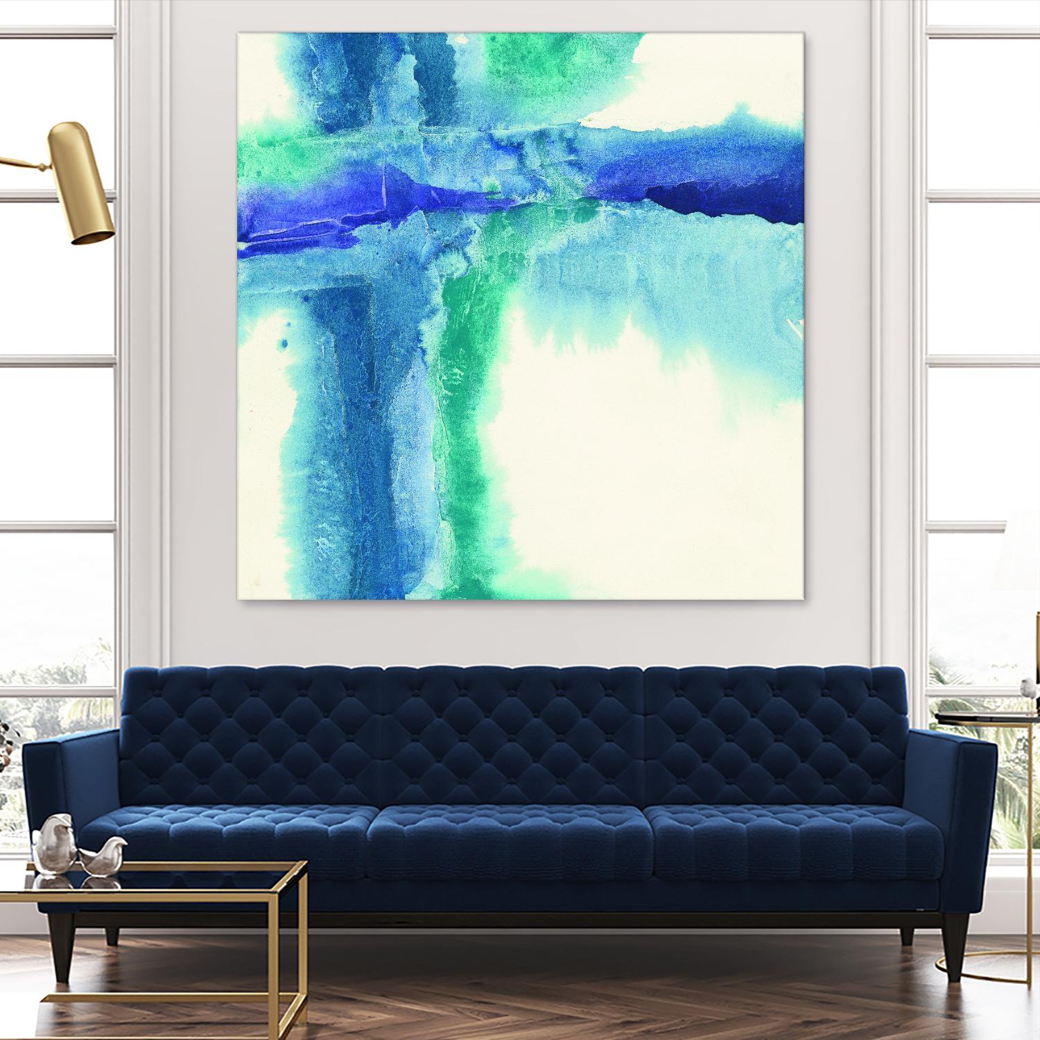 Jewel Tones I by Chris Paschke on GIANT ART - white abstract