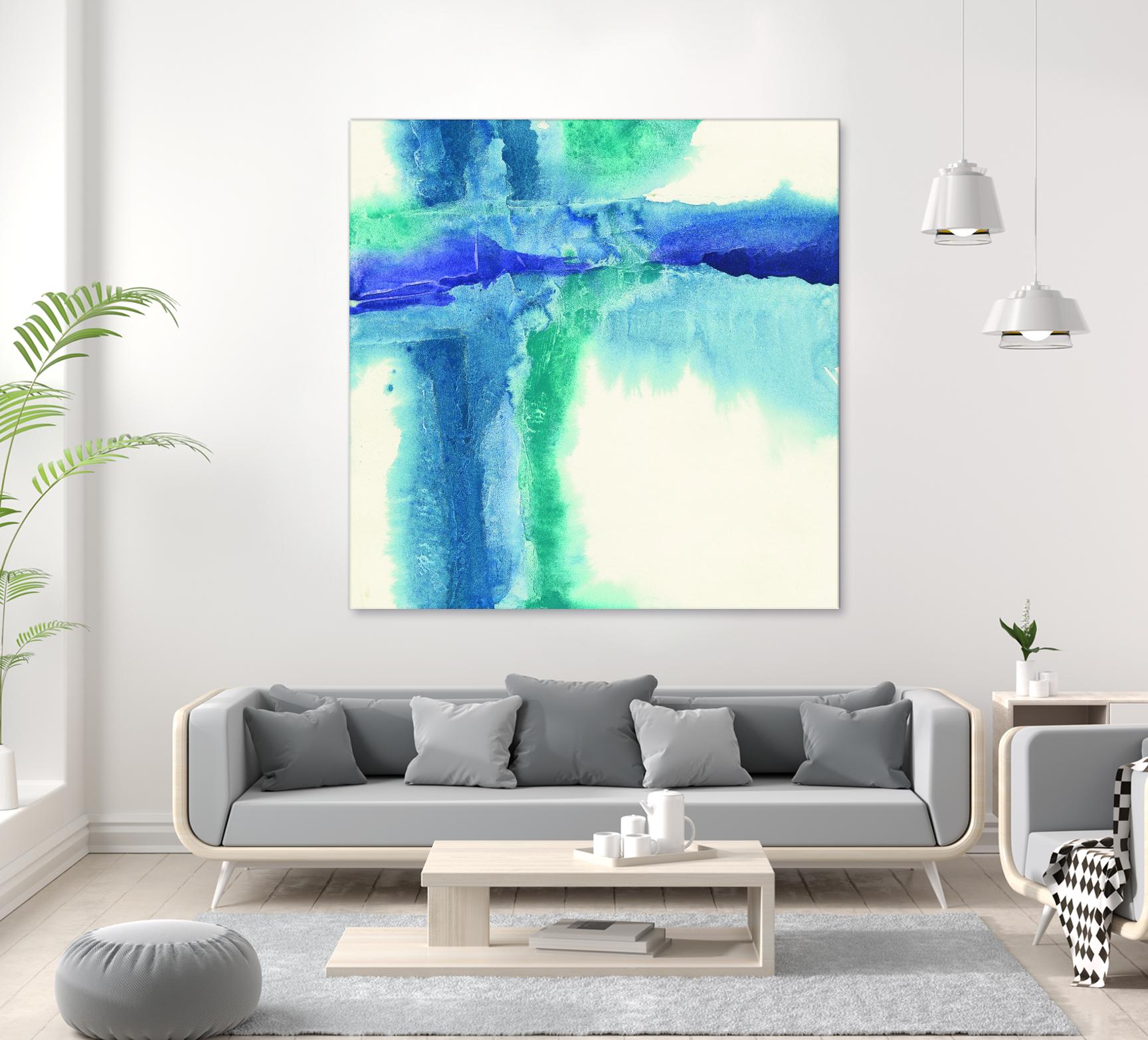 Jewel Tones I by Chris Paschke on GIANT ART - white abstract