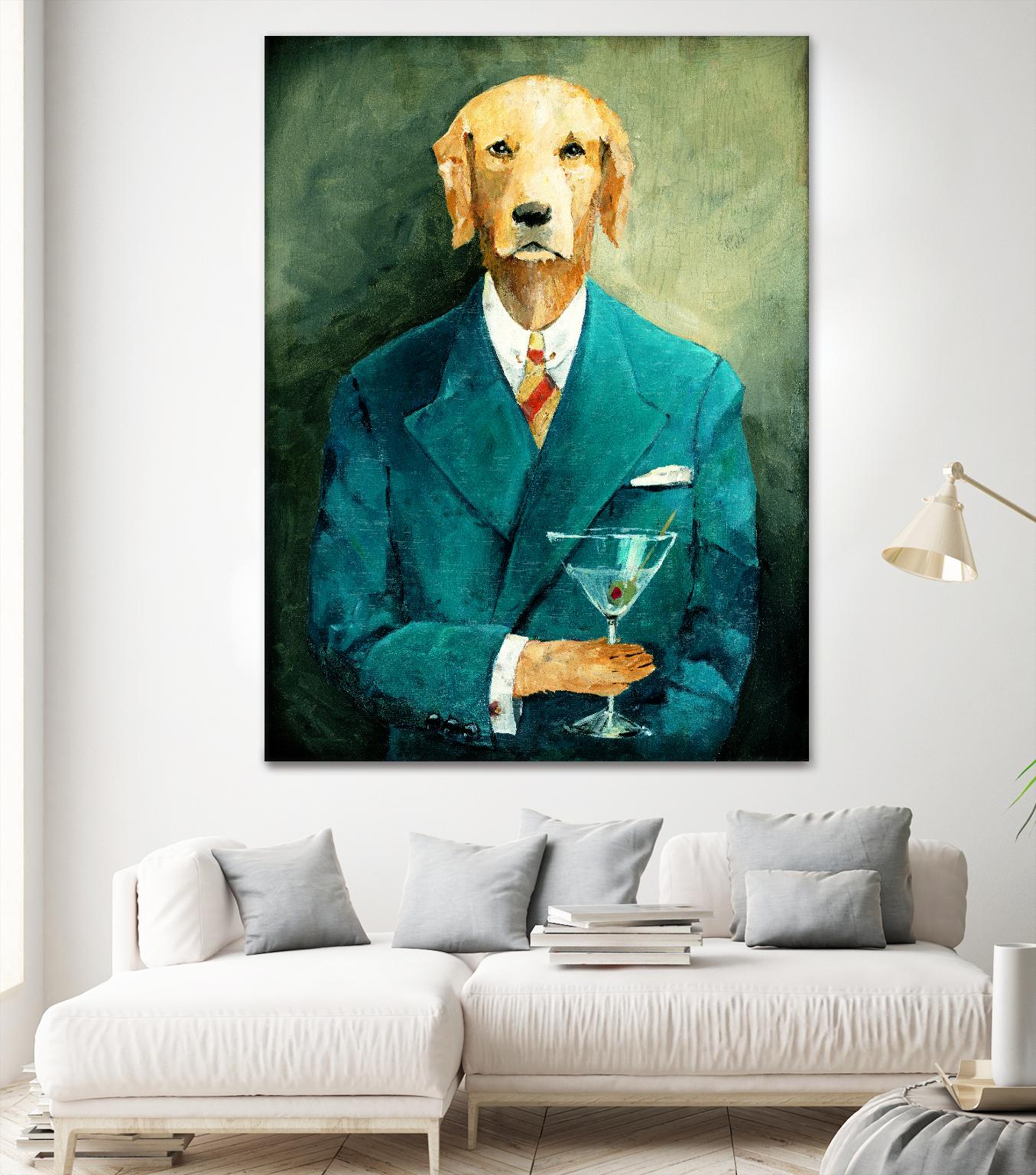 John Steinbark by Avery Tillmon on GIANT ART - grey animals