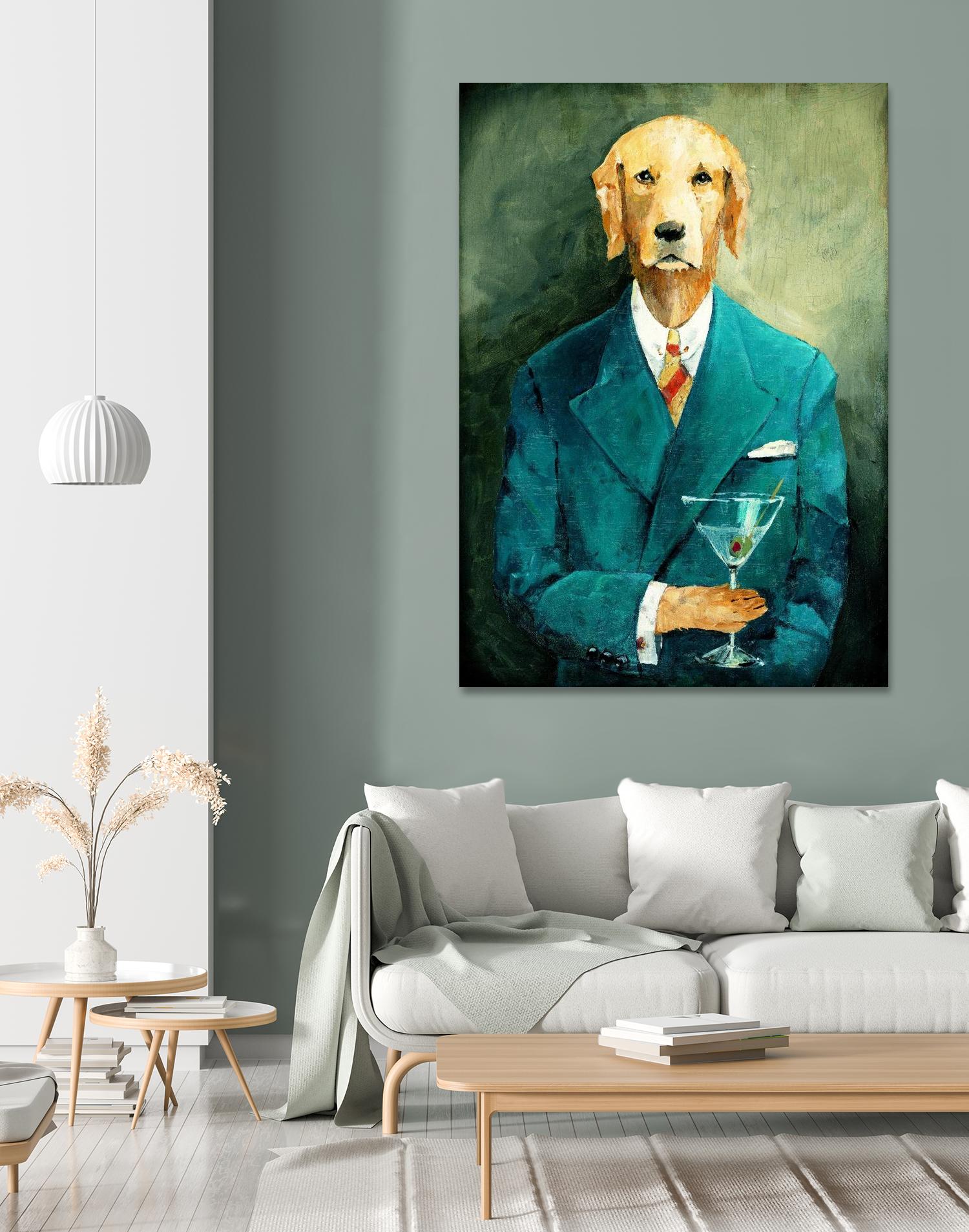 John Steinbark by Avery Tillmon on GIANT ART - grey animals