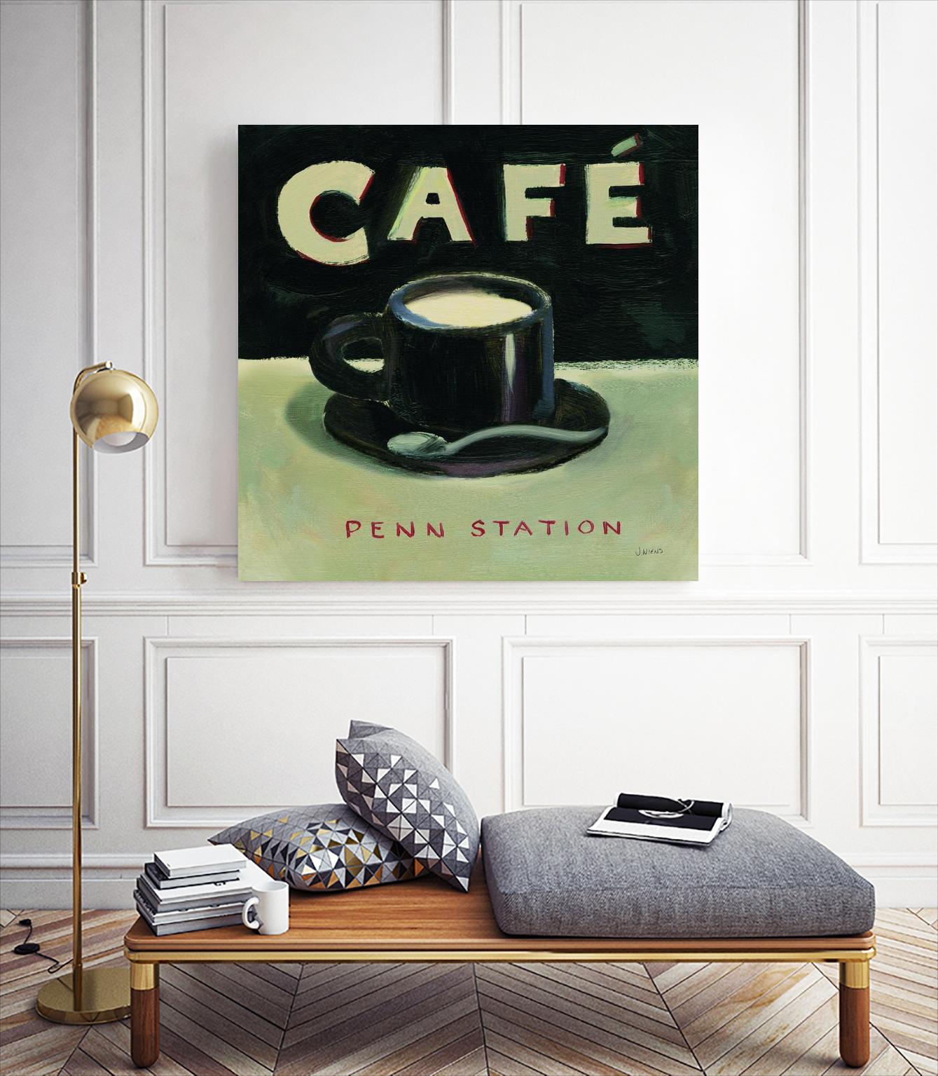 Coffee Spot I by James Wiens on GIANT ART - beige still life tasse de café