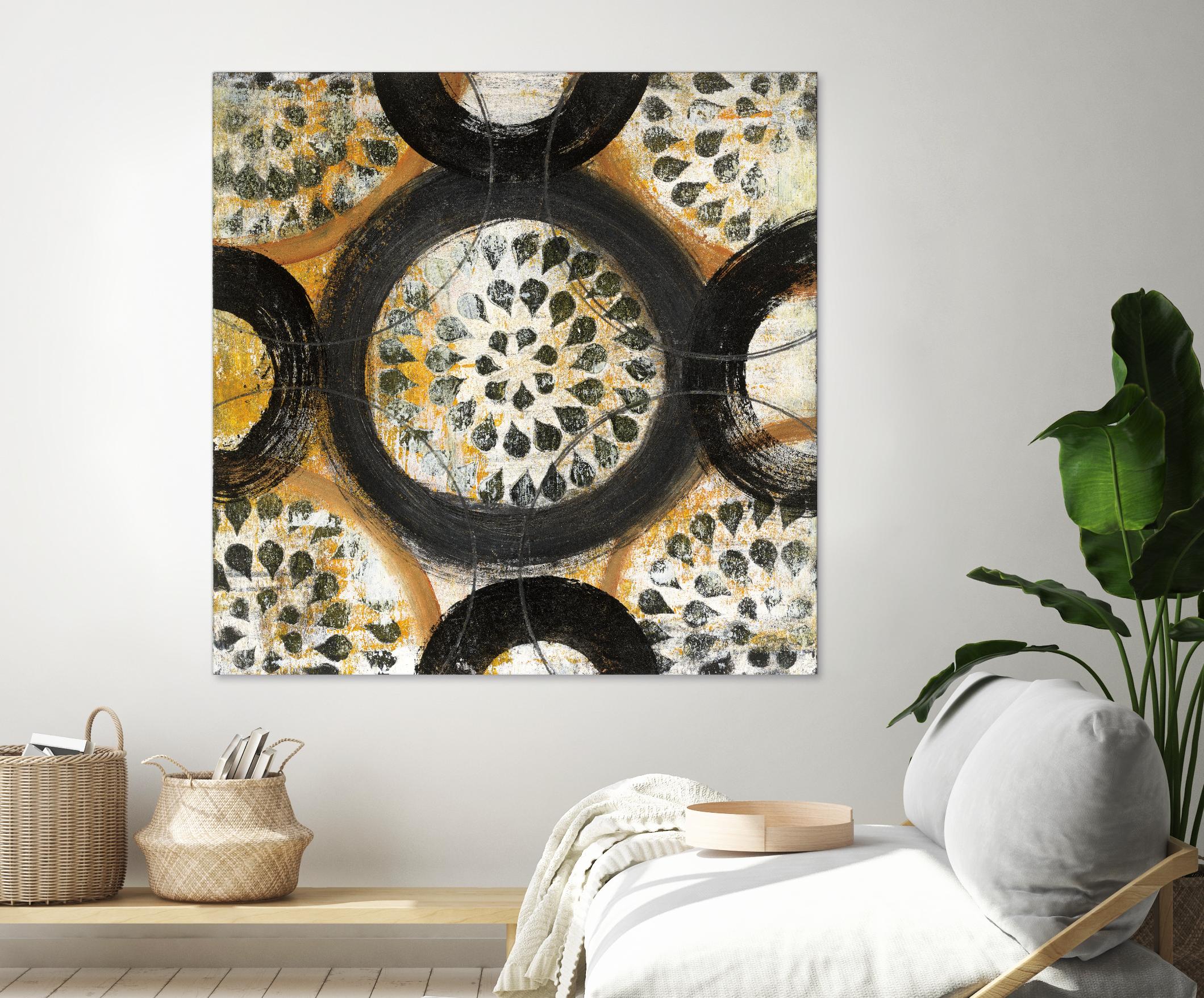 Inner Layer I by Cheryl Warrick on GIANT ART - yellow abstract