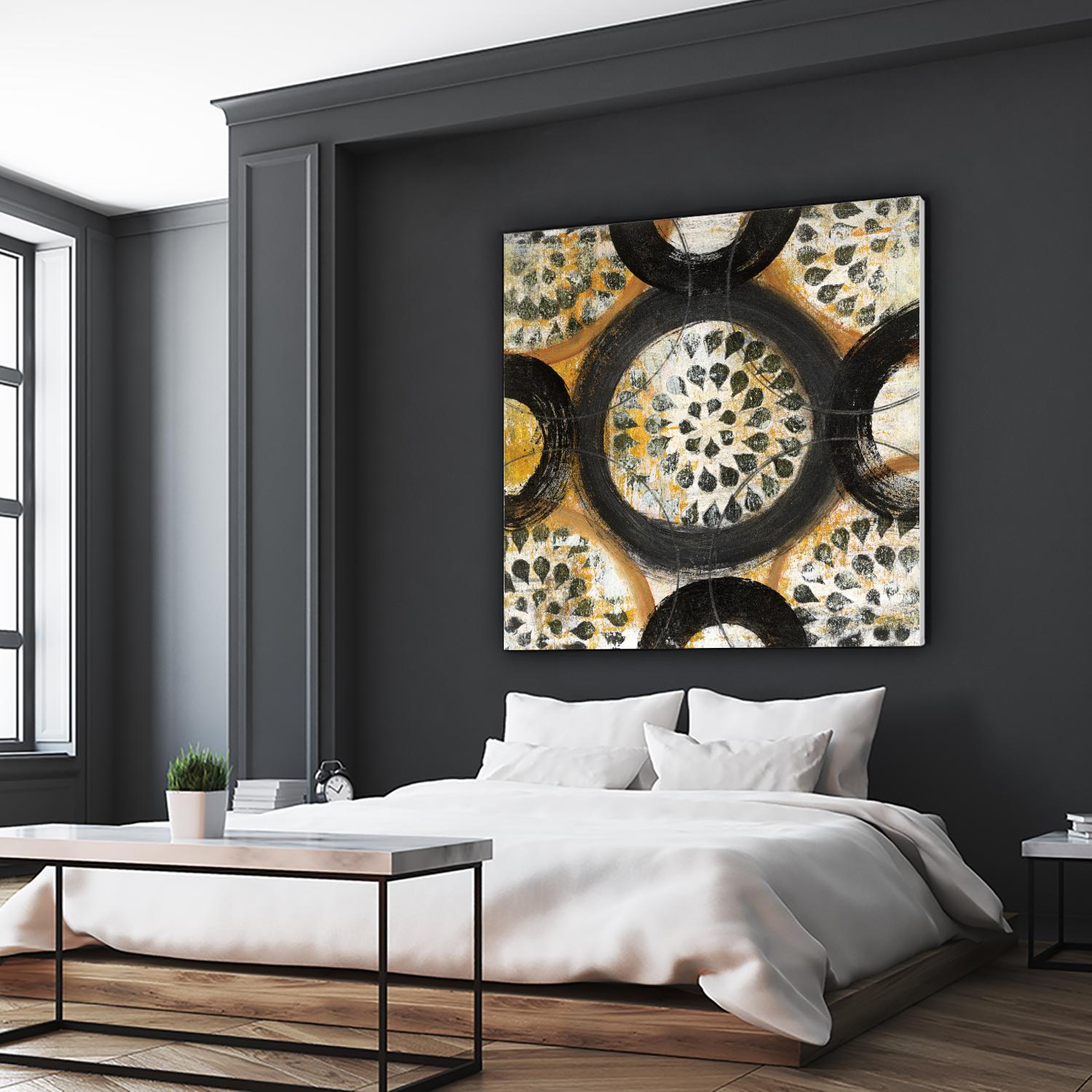 Inner Layer I by Cheryl Warrick on GIANT ART - yellow abstract